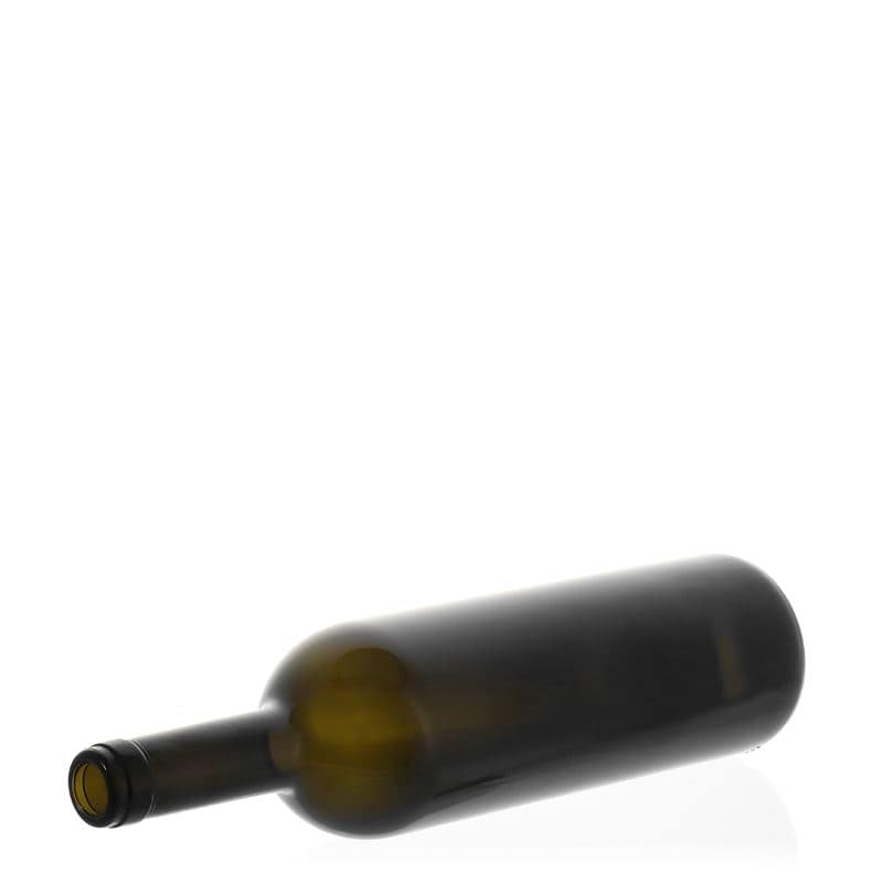 750 ml vinflaske "Golia", antikkgrønn, åpning: Kork