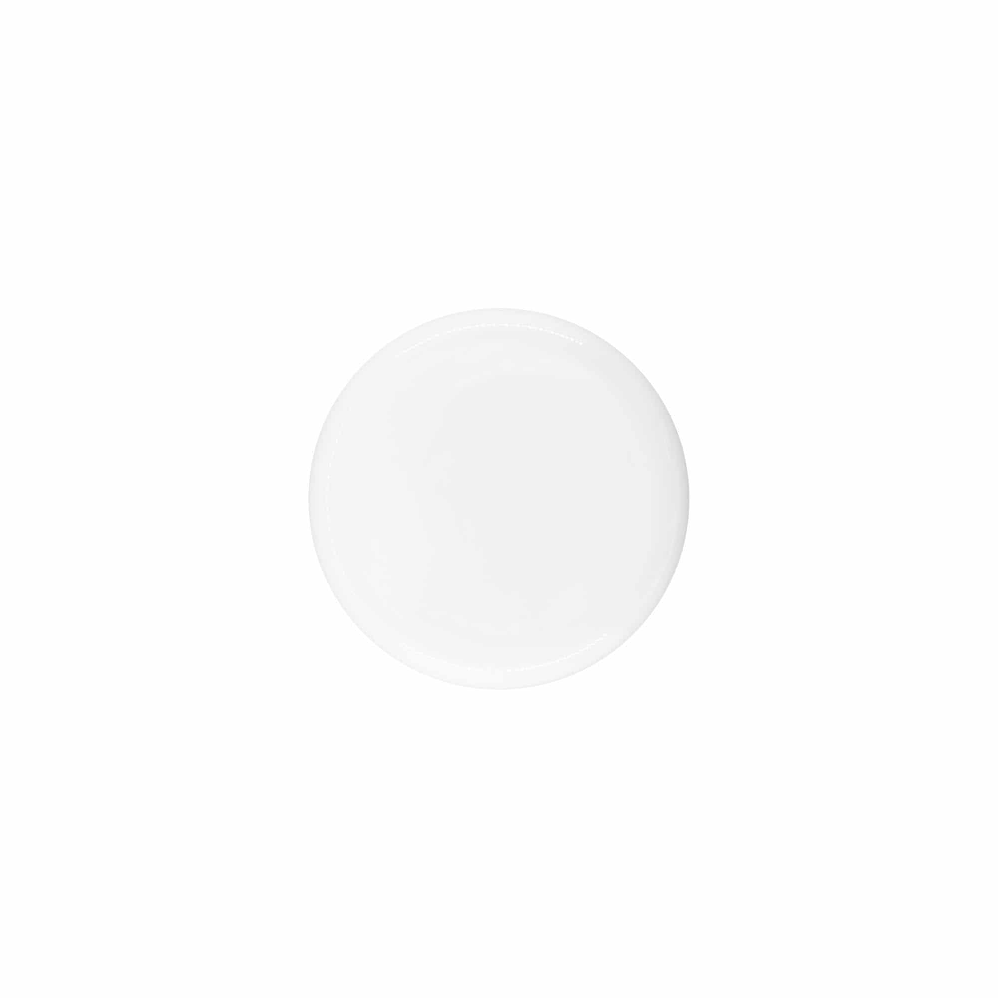 Skrulokk for 50 ml "Bianca", PP-plast, hvit