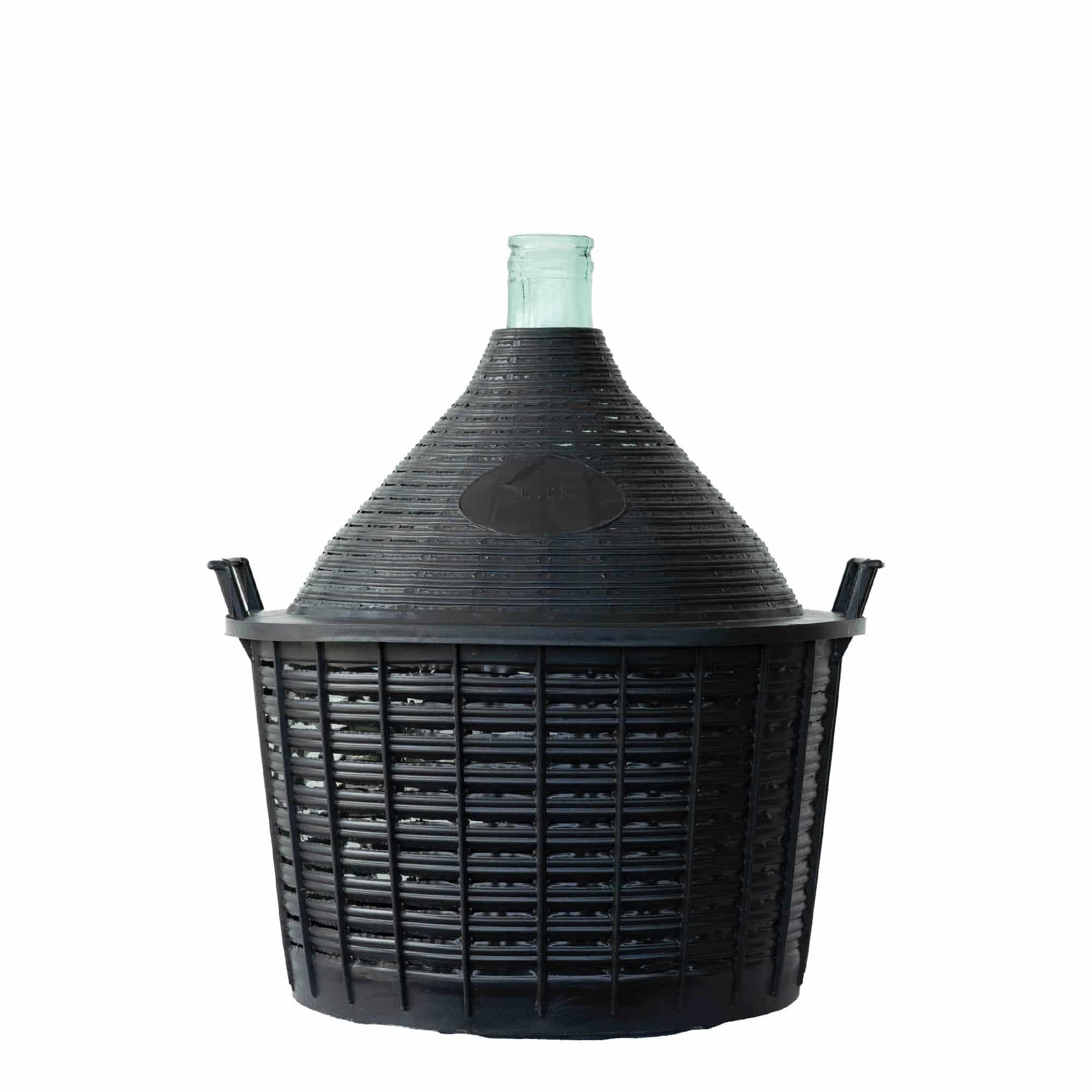 25 l ballongflaske smal hals, glass, åpning: Klikklokk 25 l ballongflaske smal hals, glass, åpning: Klikklokk