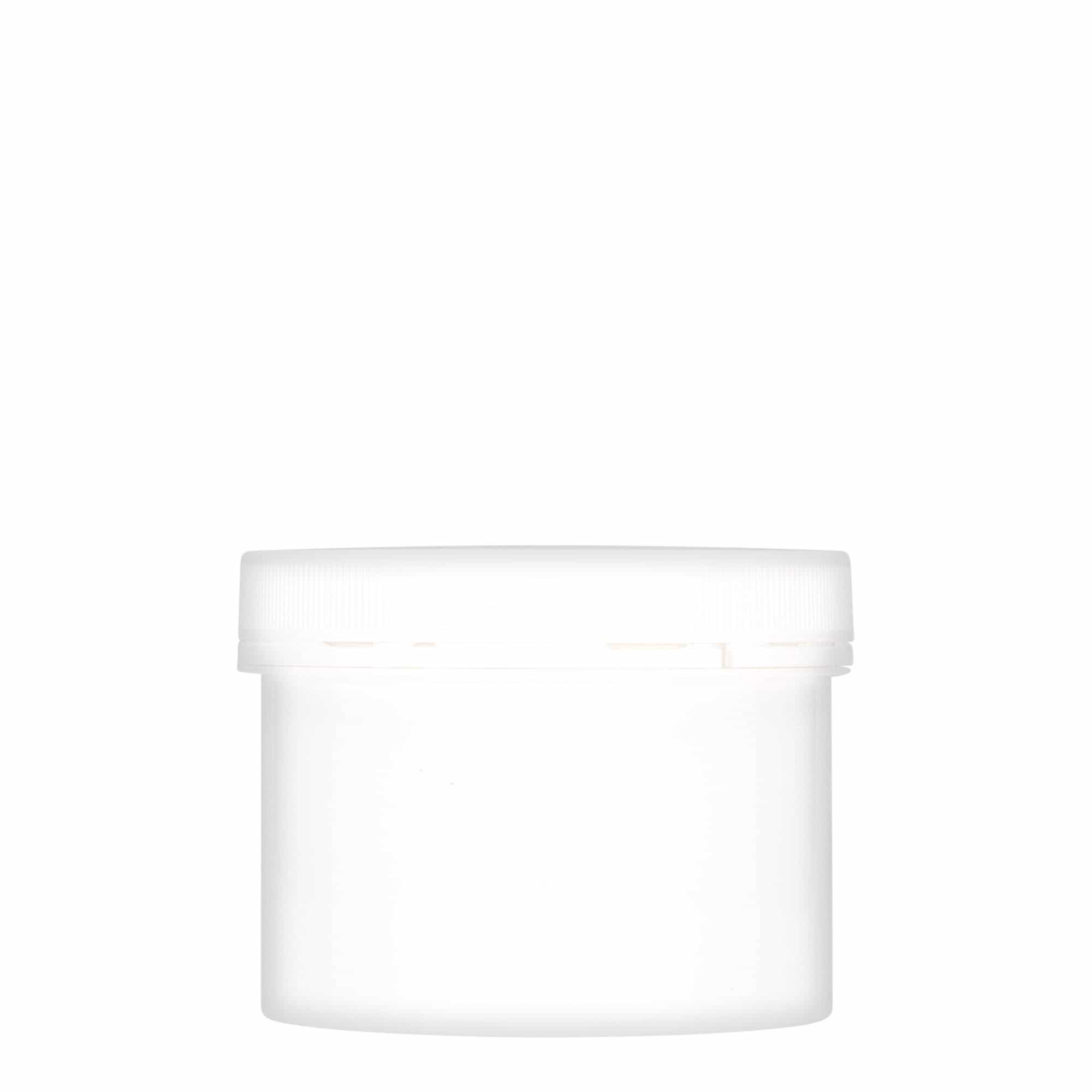 300 ml plastboks "Securilock", PP, hvit, åpning: Skrulokk