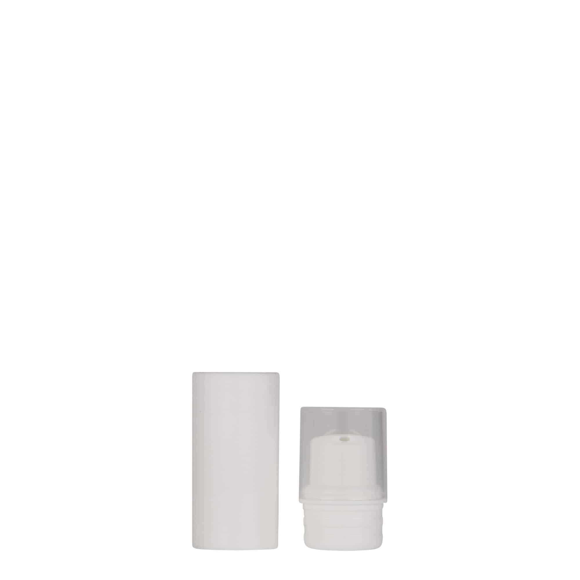 5 ml luftfri dispenser 'Nano', PP-plast, hvit