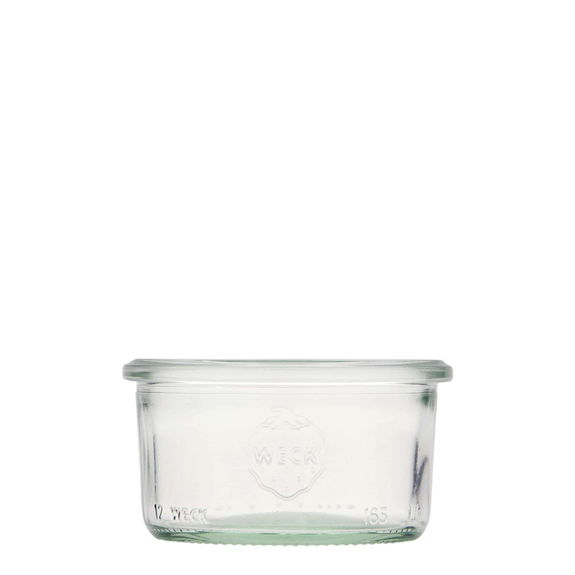 165 ml WECK-sturzglass, åpning: rund kant
