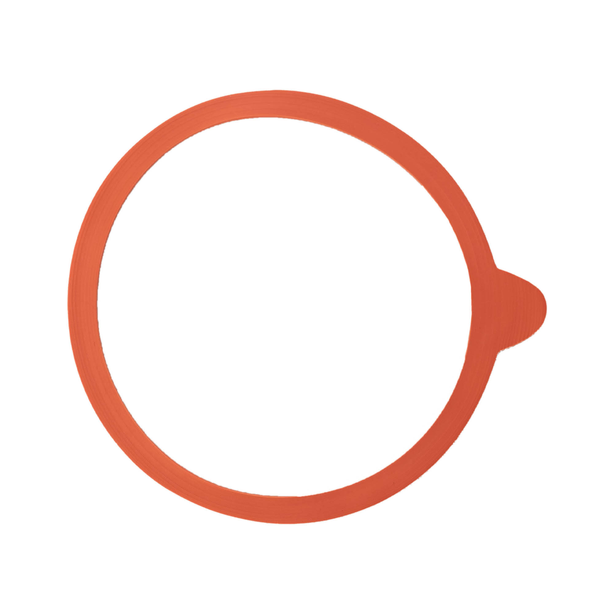 WECK-innkokingsring RR120, rød, åpning: Rundkant