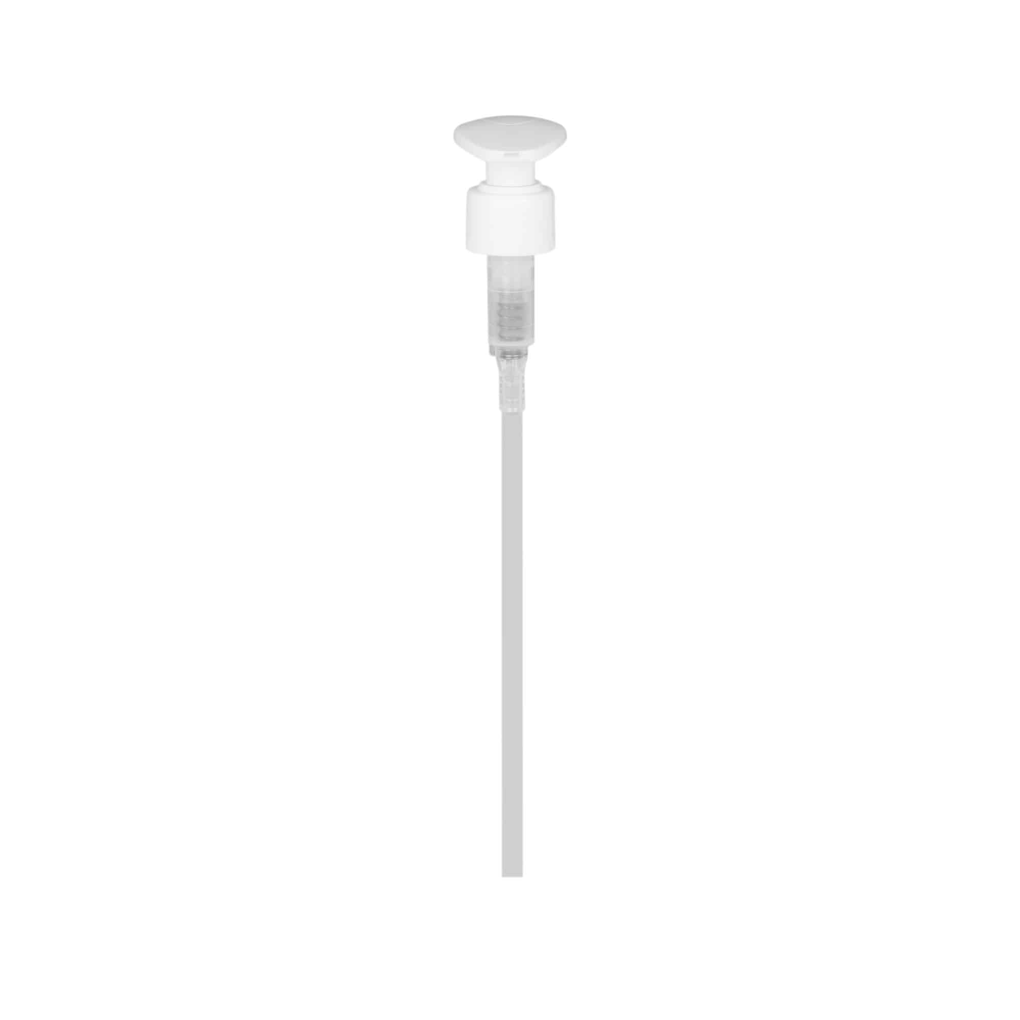 Skrukork dispenserpumpe, PP-plast, hvit, for åpning: 24/410 Skrukork dispenserpumpe, PP-plast, hvit, for åpning: 24/410