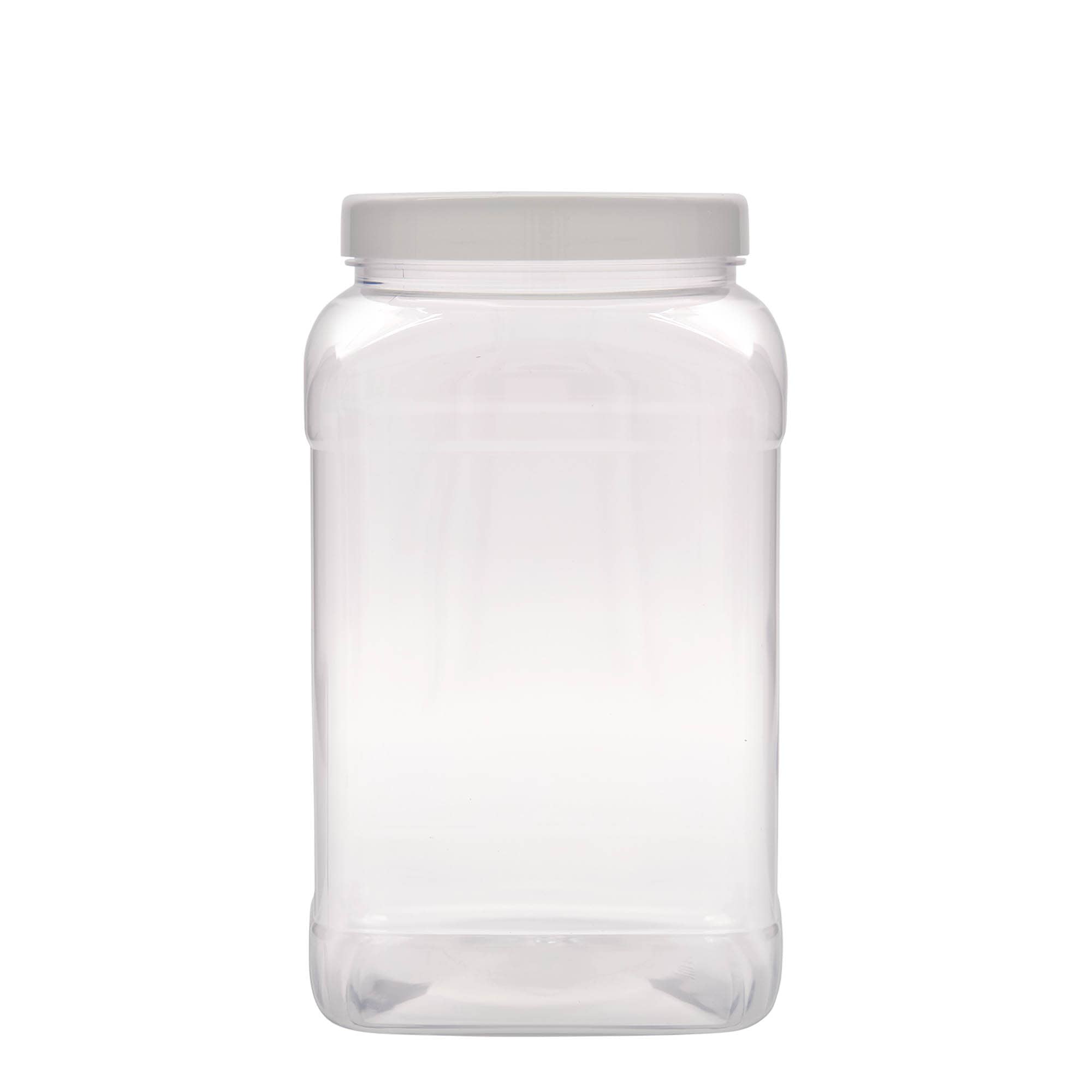 3.000 ml PET-boks 'Dana', kvadratisk, plast, åpning: 110/400