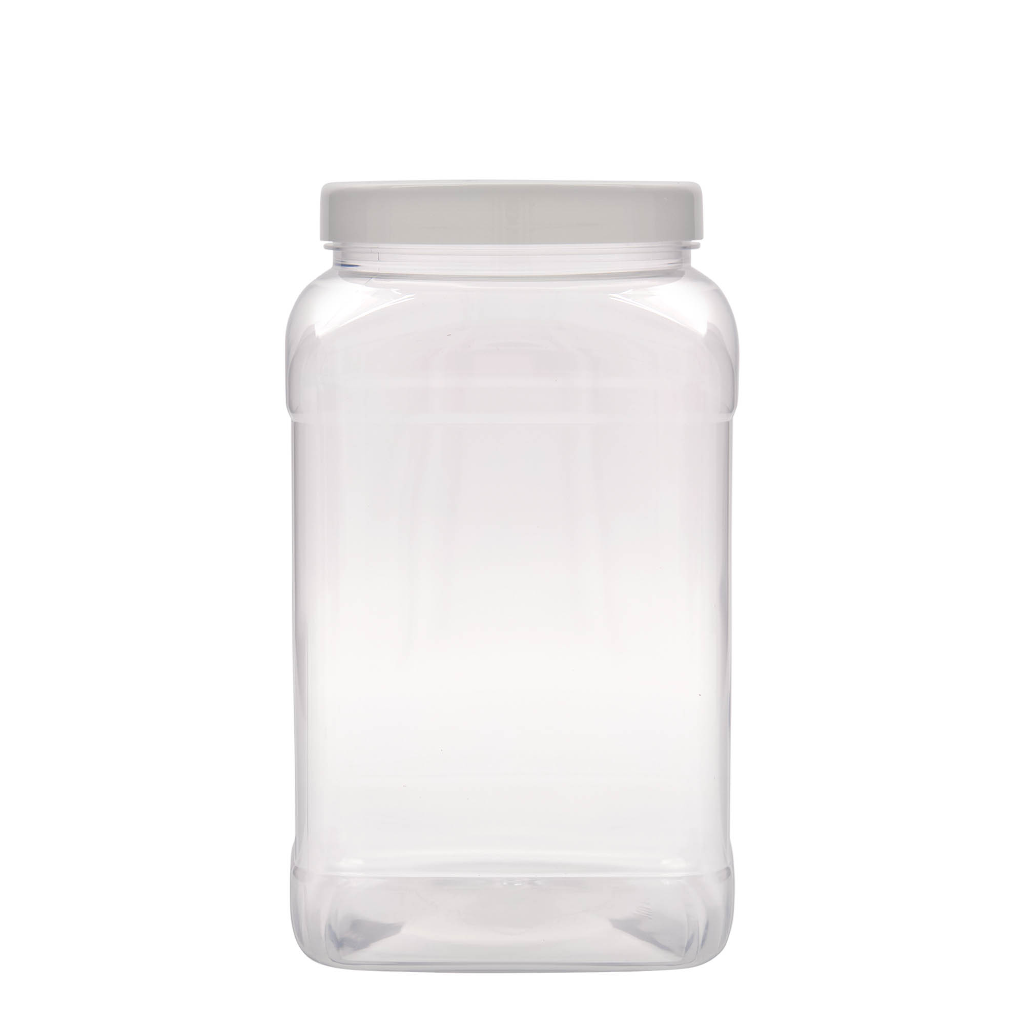 3.000 ml PET-boks 'Dana', kvadratisk, plast, åpning: 110/400