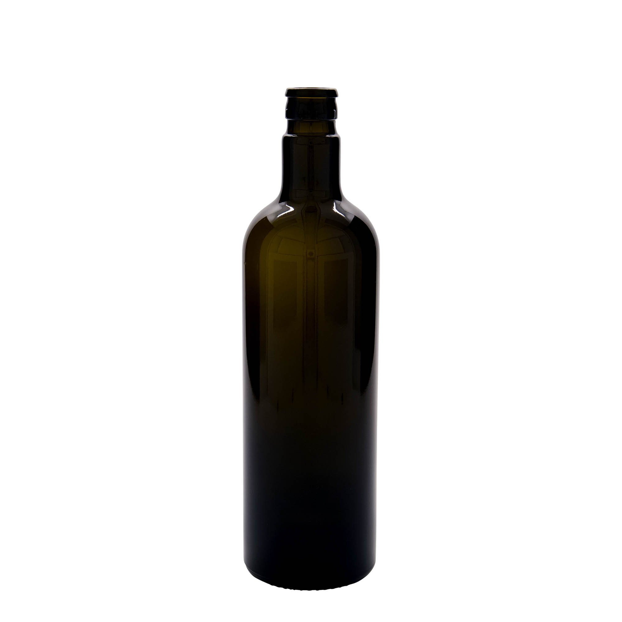 750 ml eddik-/olje flaske 'Willy New', glass, antikkgrønn, åpning: DOP 750 ml eddik-/olje flaske 'Willy New', glass, antikkgrønn, åpning: DOP