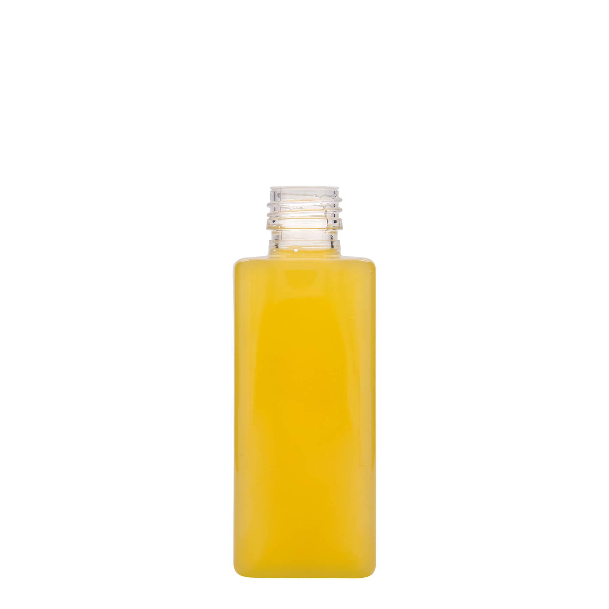 250 ml PET-flaske 'Karl', firkantet, plast, åpning: PP 28