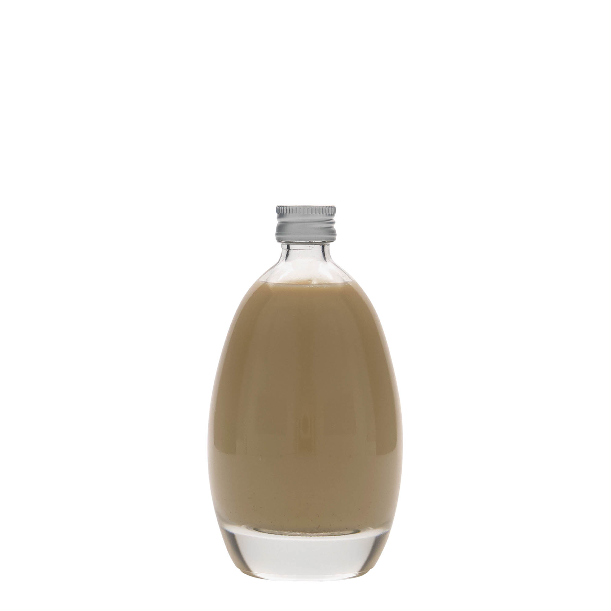100 ml glassflaske 'Egg', åpning: PP 18 100 ml glassflaske 'Egg', åpning: PP 18