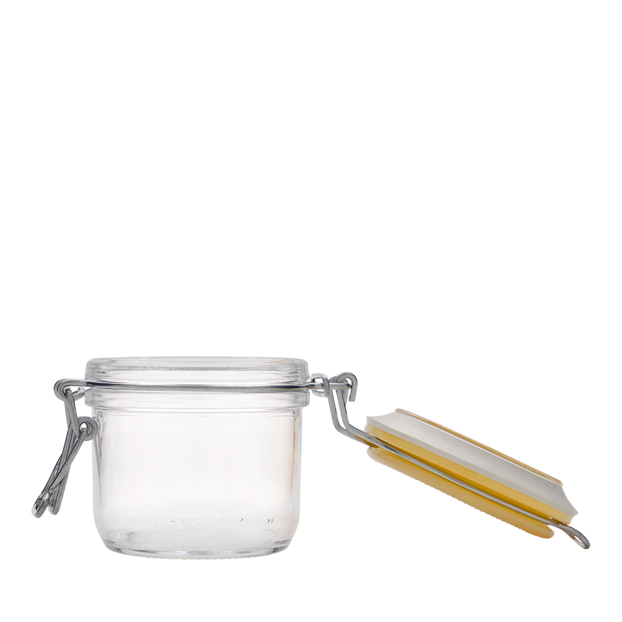 200 ml trådspenneglass 'Fido', gul, åpning: trådspenne-lukking 200 ml trådspenneglass 'Fido', gul, åpning: trådspenne-lukking