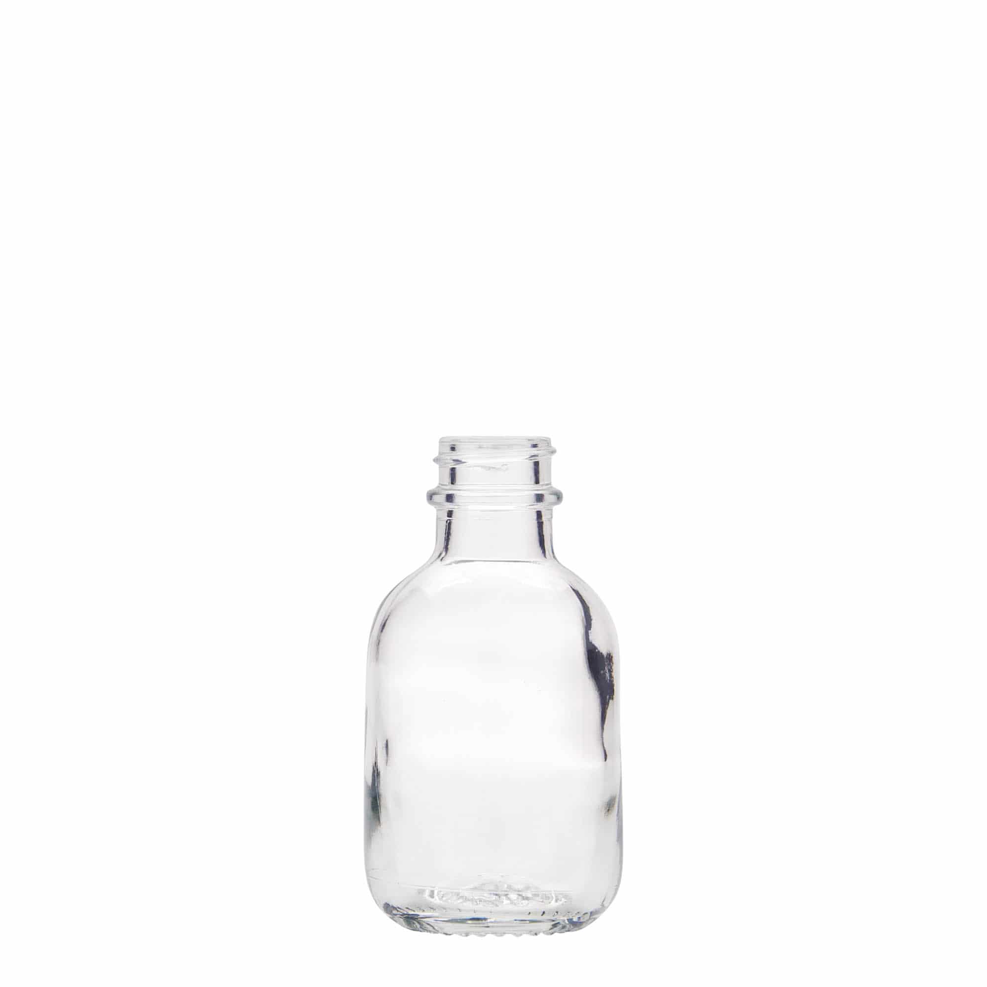 50 ml glassflaske "Lotto", åpning: GPI 22 50 ml glassflaske "Lotto", åpning: GPI 22