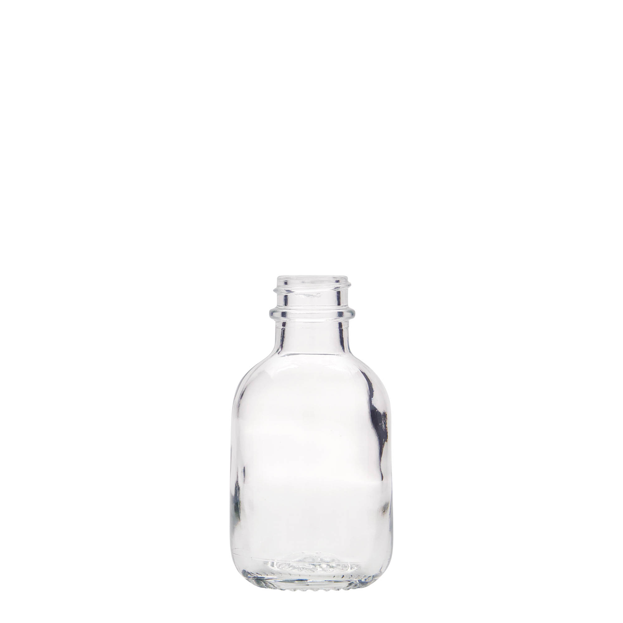 50 ml glassflaske 'Lotto', åpning: GPI 22 50 ml glassflaske 'Lotto', åpning: GPI 22