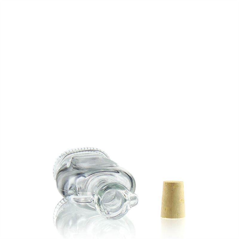 250 ml glassflaske 'Eleganta', oval, åpning: kork 250 ml glassflaske 'Eleganta', oval, åpning: kork