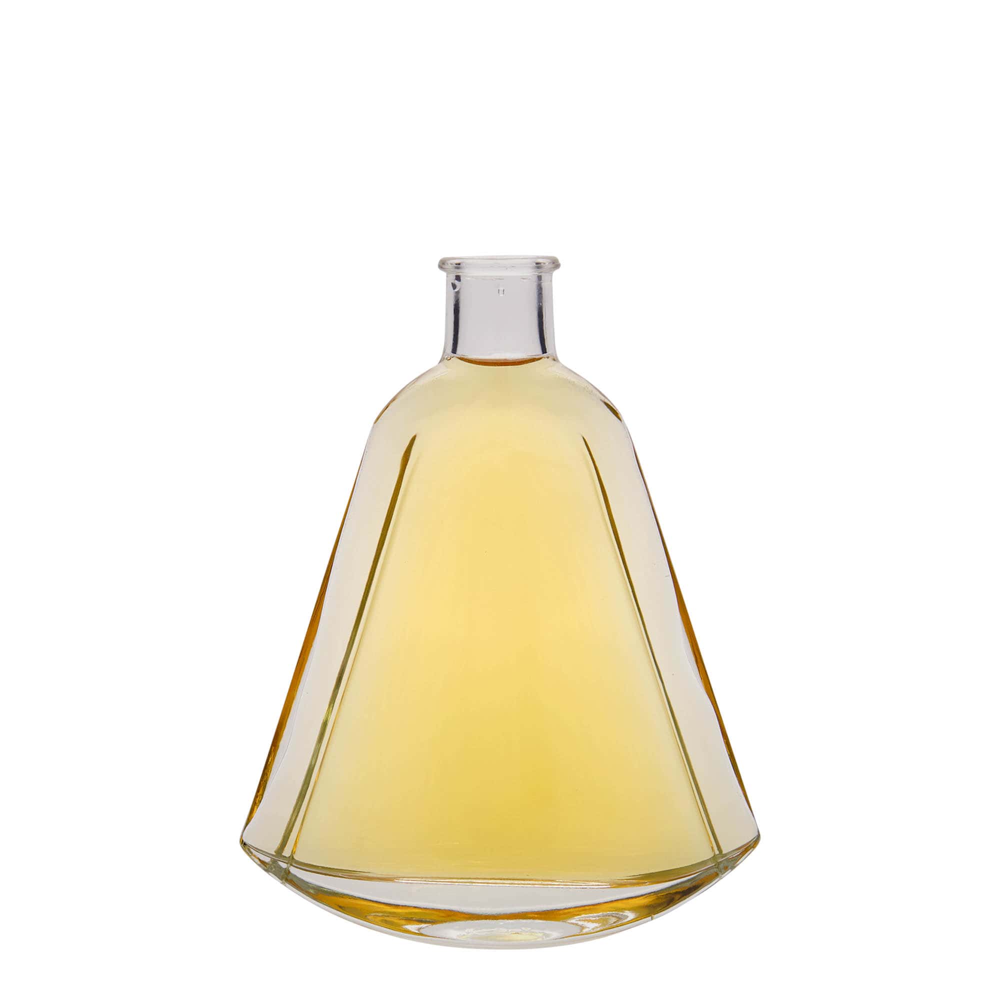 200 ml glassflaske "Maurizio", oval, åpning: Kork