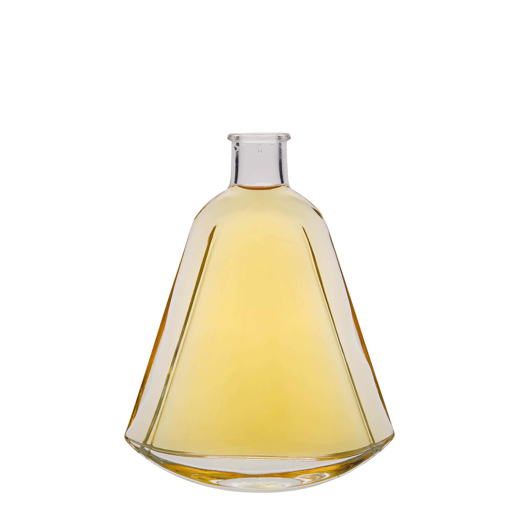 200 ml glassflaske 'Maurizio', oval, åpning: kork