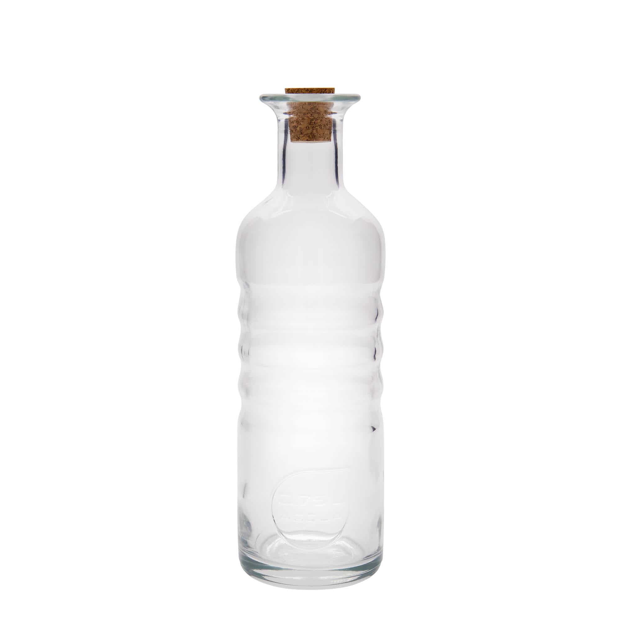 750 ml glassflaske "Optima Acqua", åpning: Kork