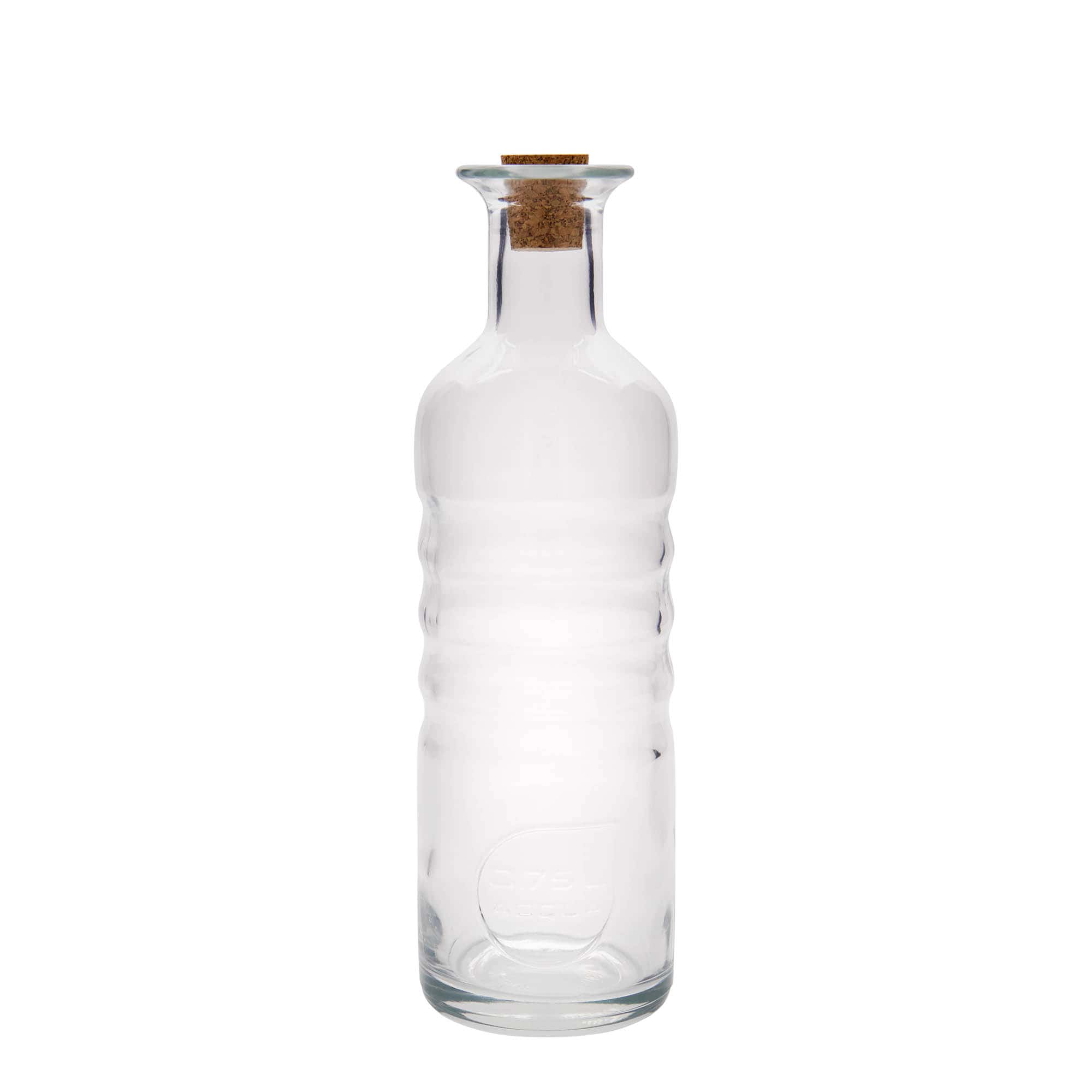 750 ml glassflaske 'Optima Acqua', åpning: kork