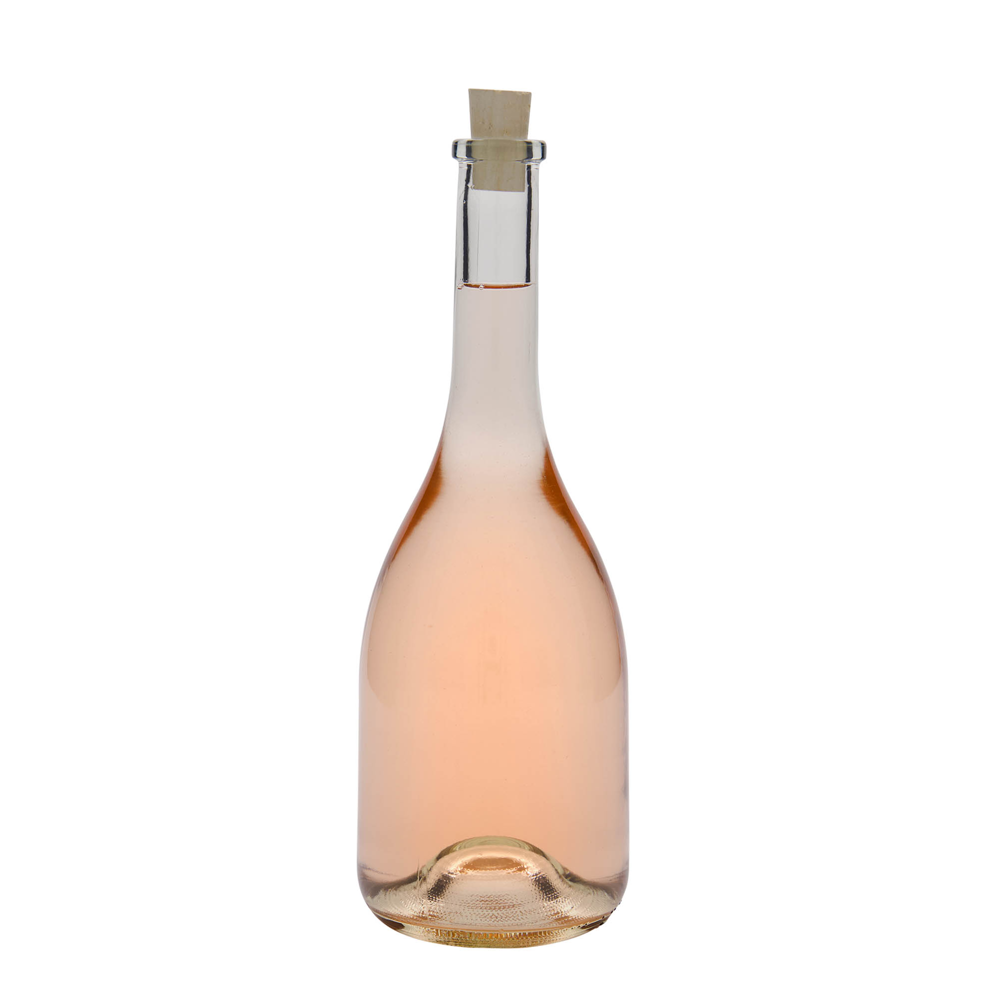 750 ml glassflaske 'Rustica', åpning: kork