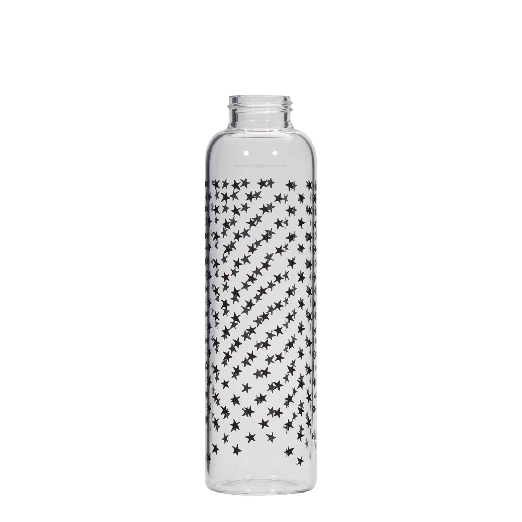 500 ml drikkeflaske "Perseus", motiv: Svarte stjerner, åpning: Skrulokk 500 ml drikkeflaske "Perseus", motiv: Svarte stjerner, åpning: Skrulokk