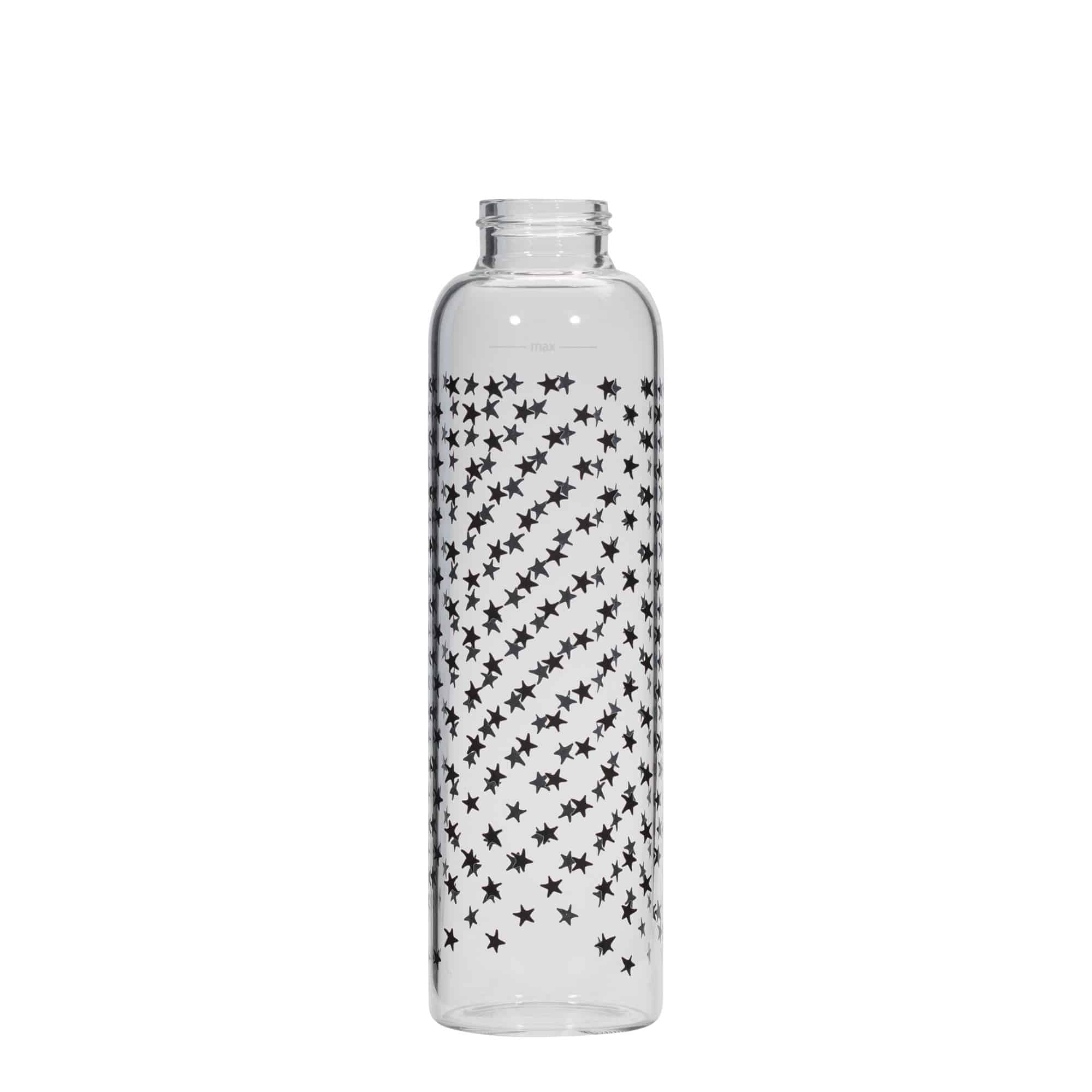 500 ml drikkeflaske 'Perseus - Svarte stjerner', åpning: skrukork