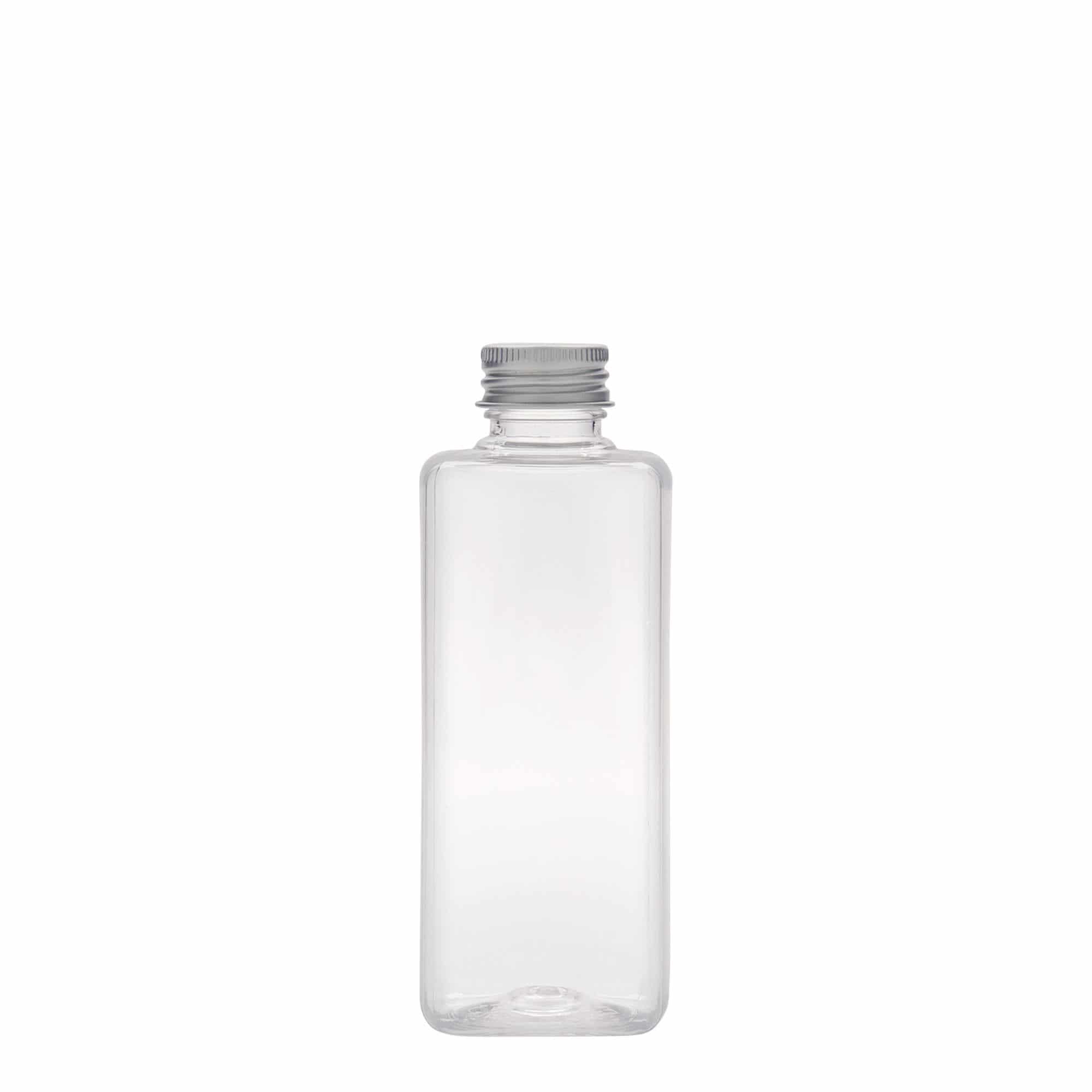 200 ml PET-flaske "Karl", kvadratisk, plast, åpning: GPI 24/410 200 ml PET-flaske "Karl", kvadratisk, plast, åpning: GPI 24/410