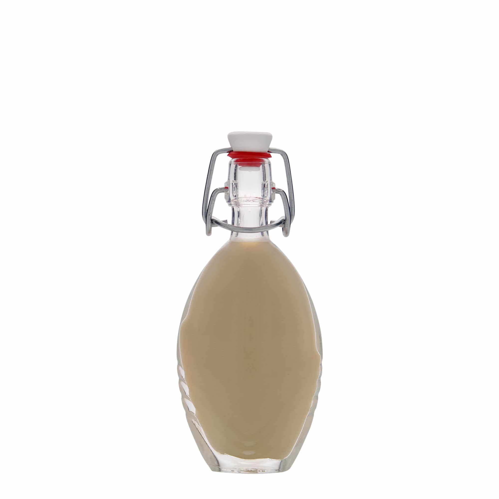 40 ml glassflaske "Florence", oval, åpning: Bøylelokk