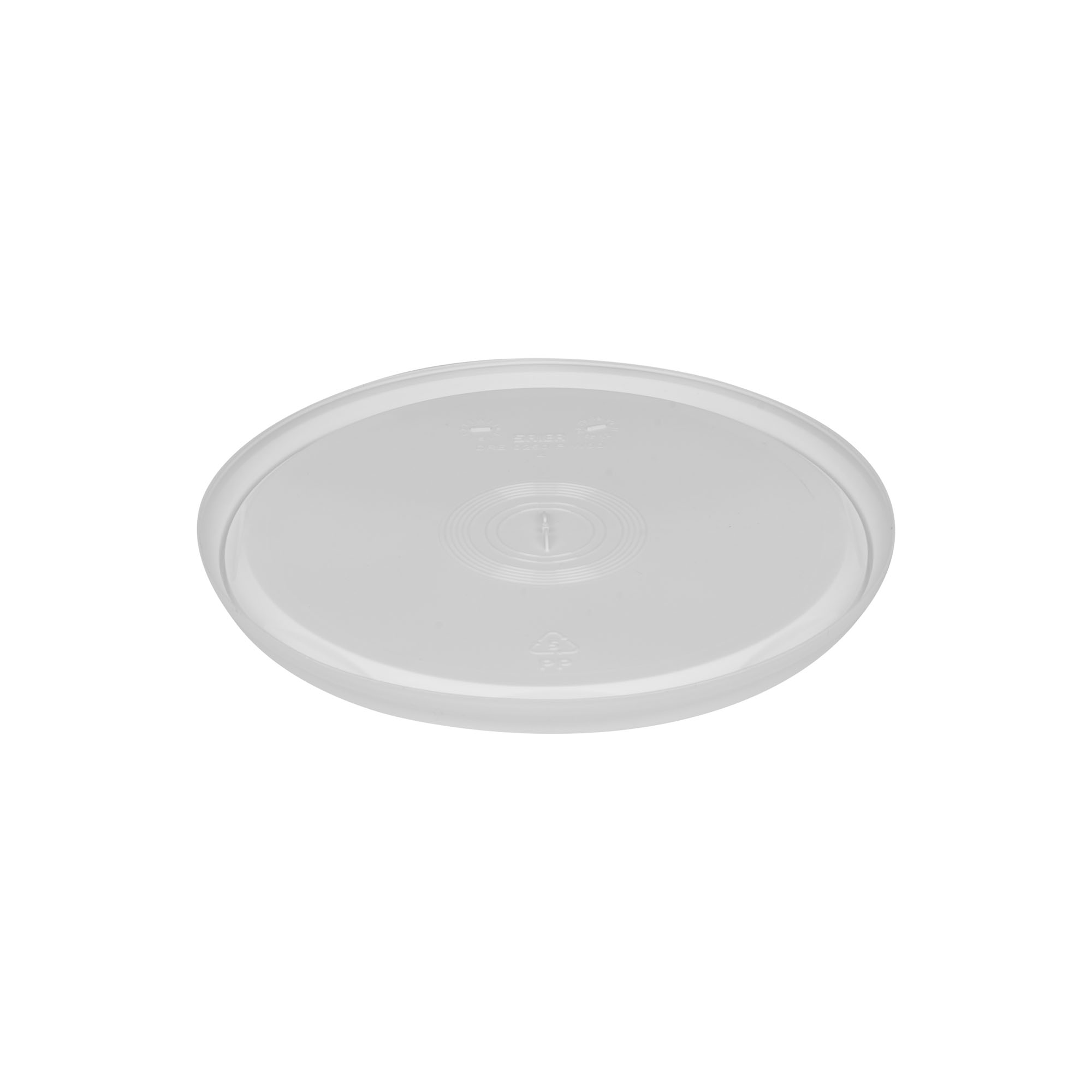 Lokks for 2,5 l spann, PP-plast, hvit
