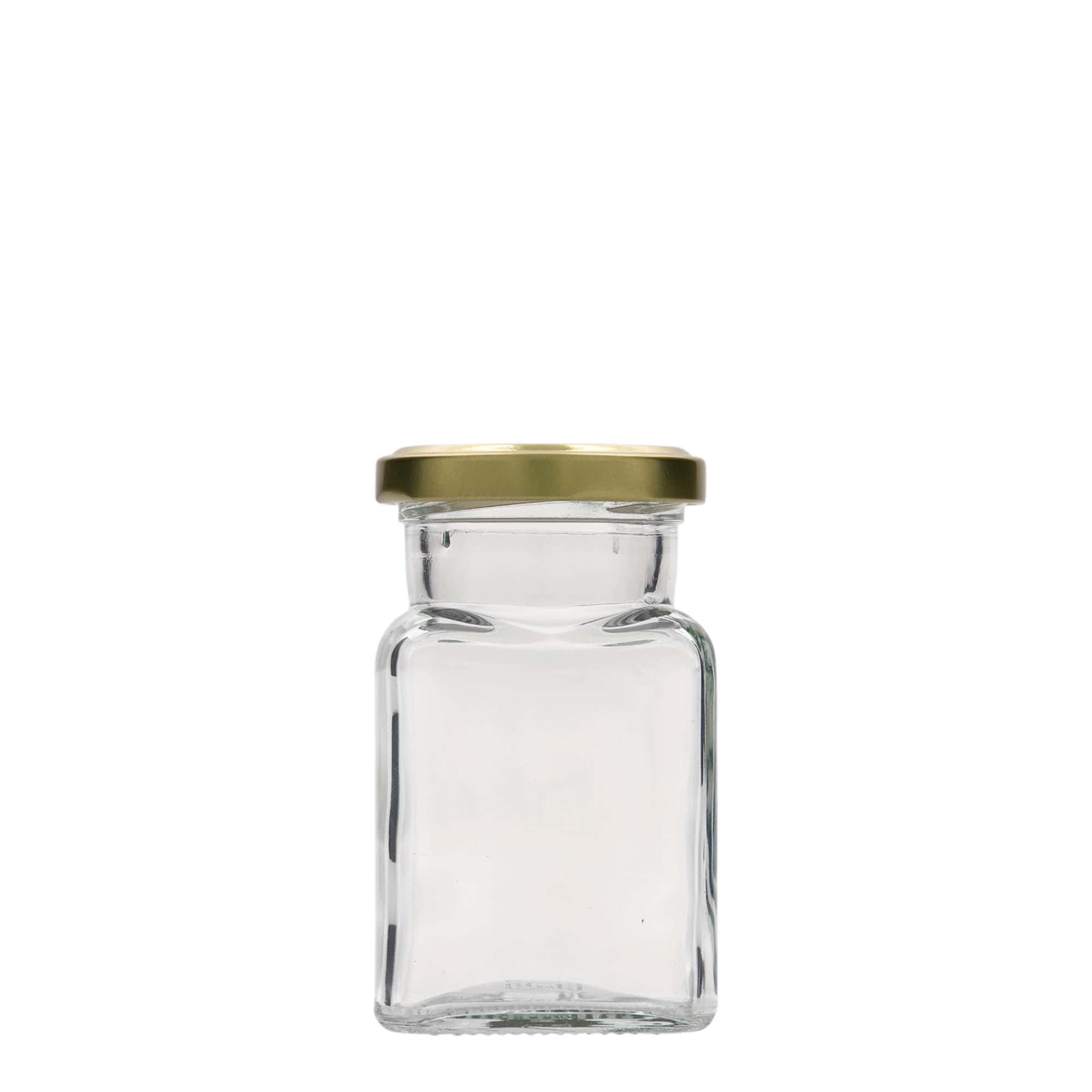 150 ml firkantglass, åpning: Twist-Off (TO 53)