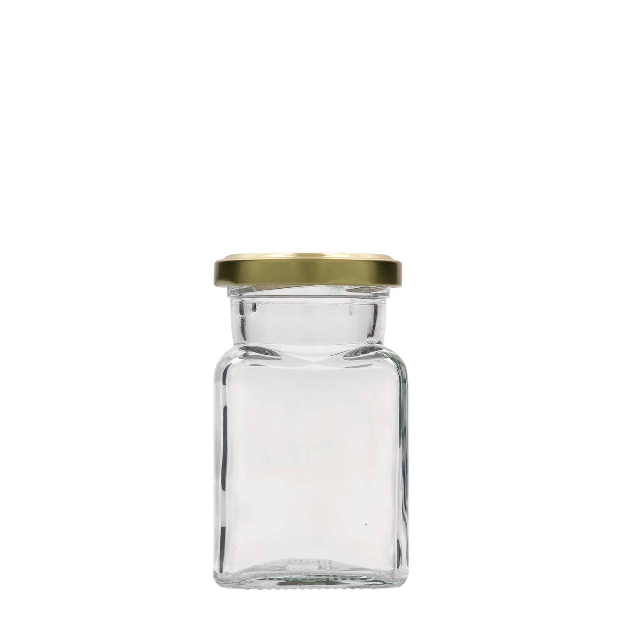 150 ml firkantglass, åpning: Twist-Off (TO 53) 150 ml firkantglass, åpning: Twist-Off (TO 53)
