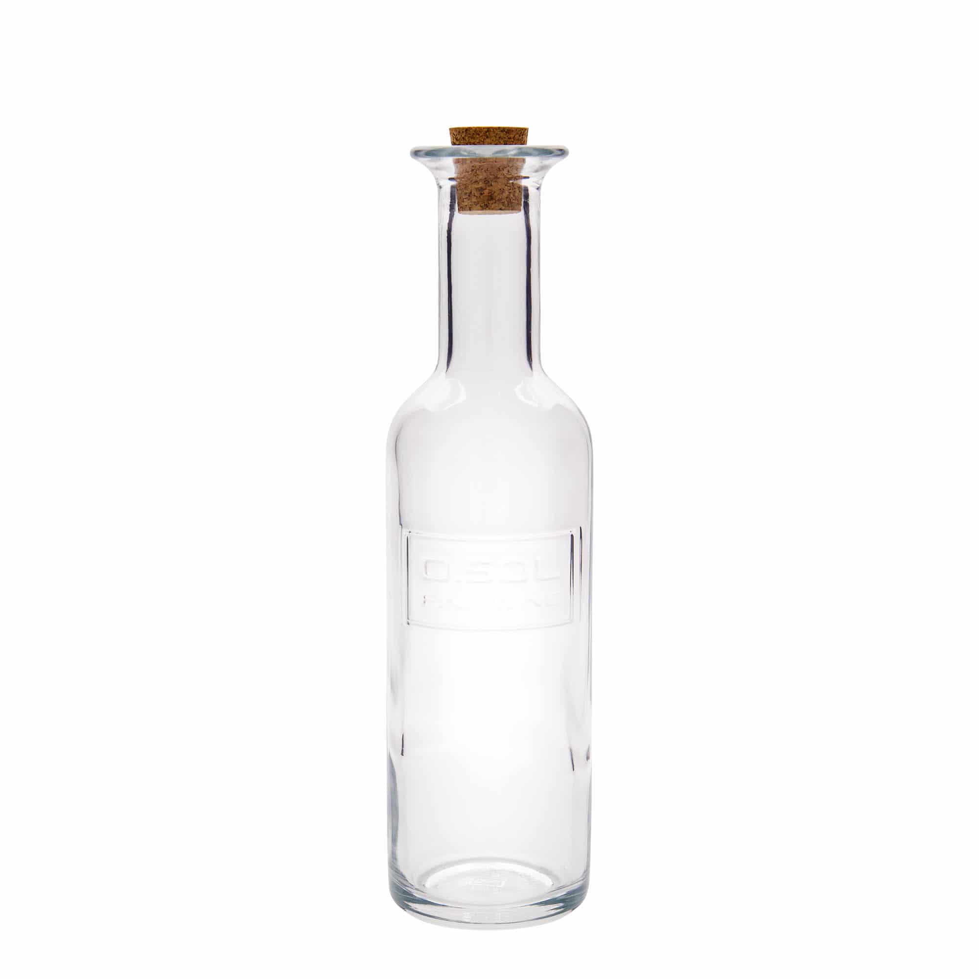500 ml glassflaske "Optima Fine Wine", åpning: Kork