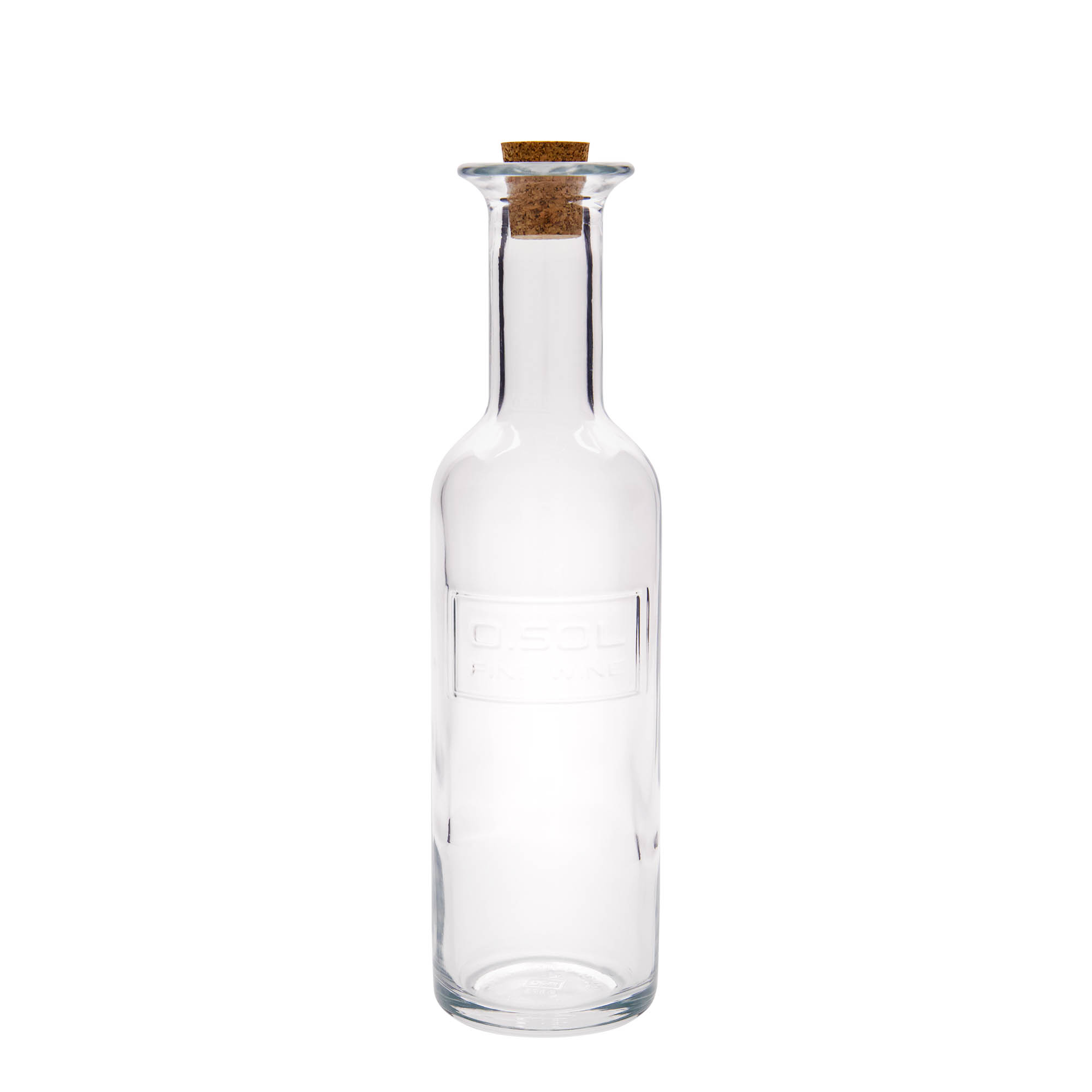 500 ml glassflaske 'Optima Fine Wine', åpning: kork