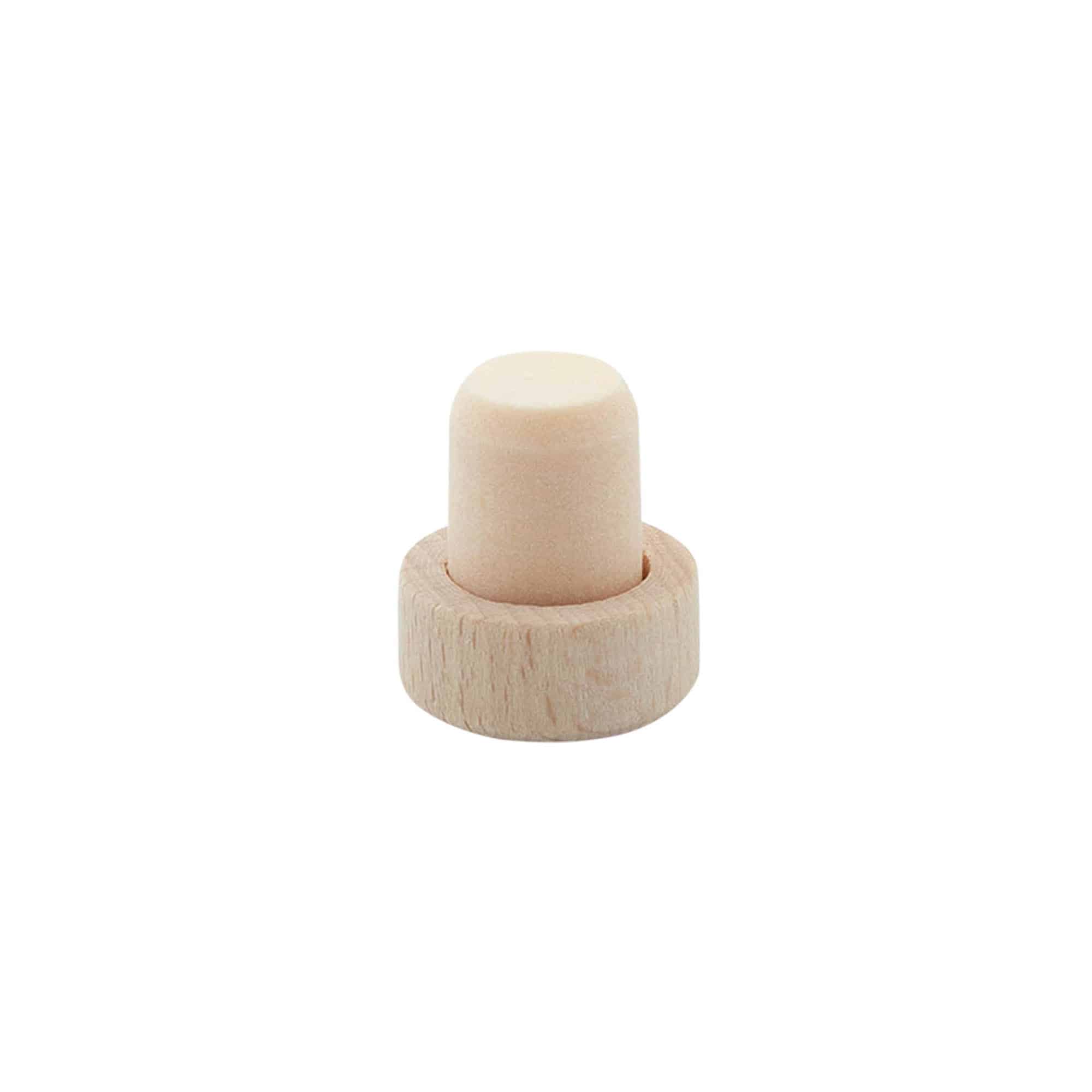 Håndtappingskork 14 mm, tre/plast, for munningsåpning: kork
