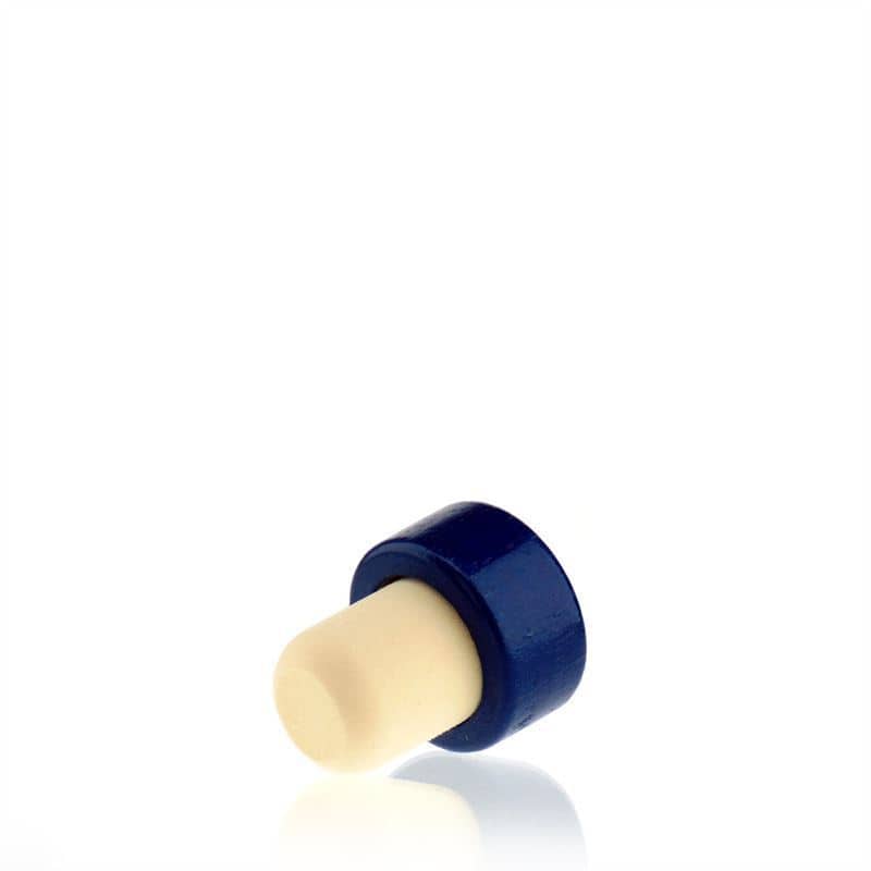 Gripekork 19 mm, tre, blå, for åpning: Kork