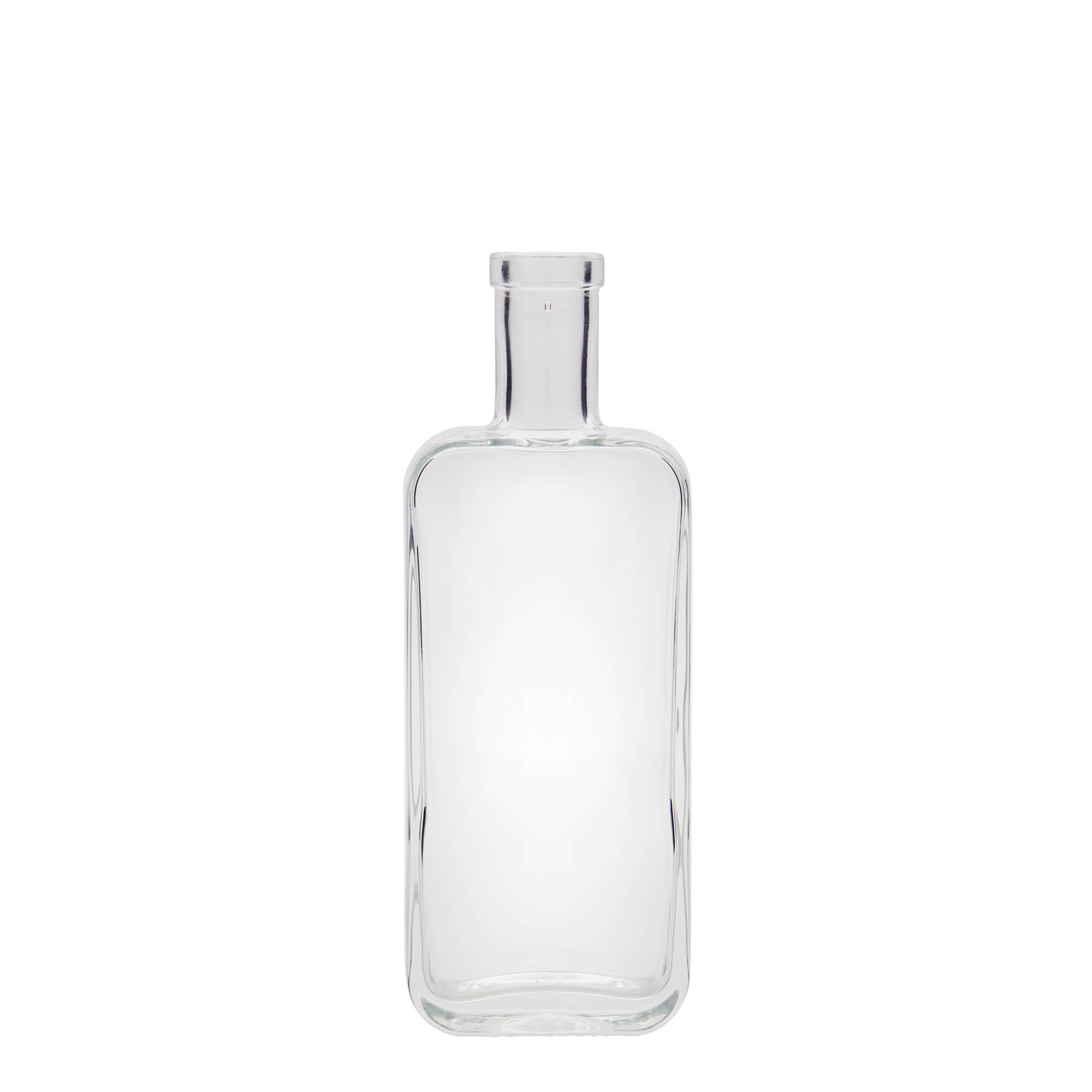 200 ml glassflaske "Nice", firkantet, åpning: Kork 200 ml glassflaske "Nice", firkantet, åpning: Kork