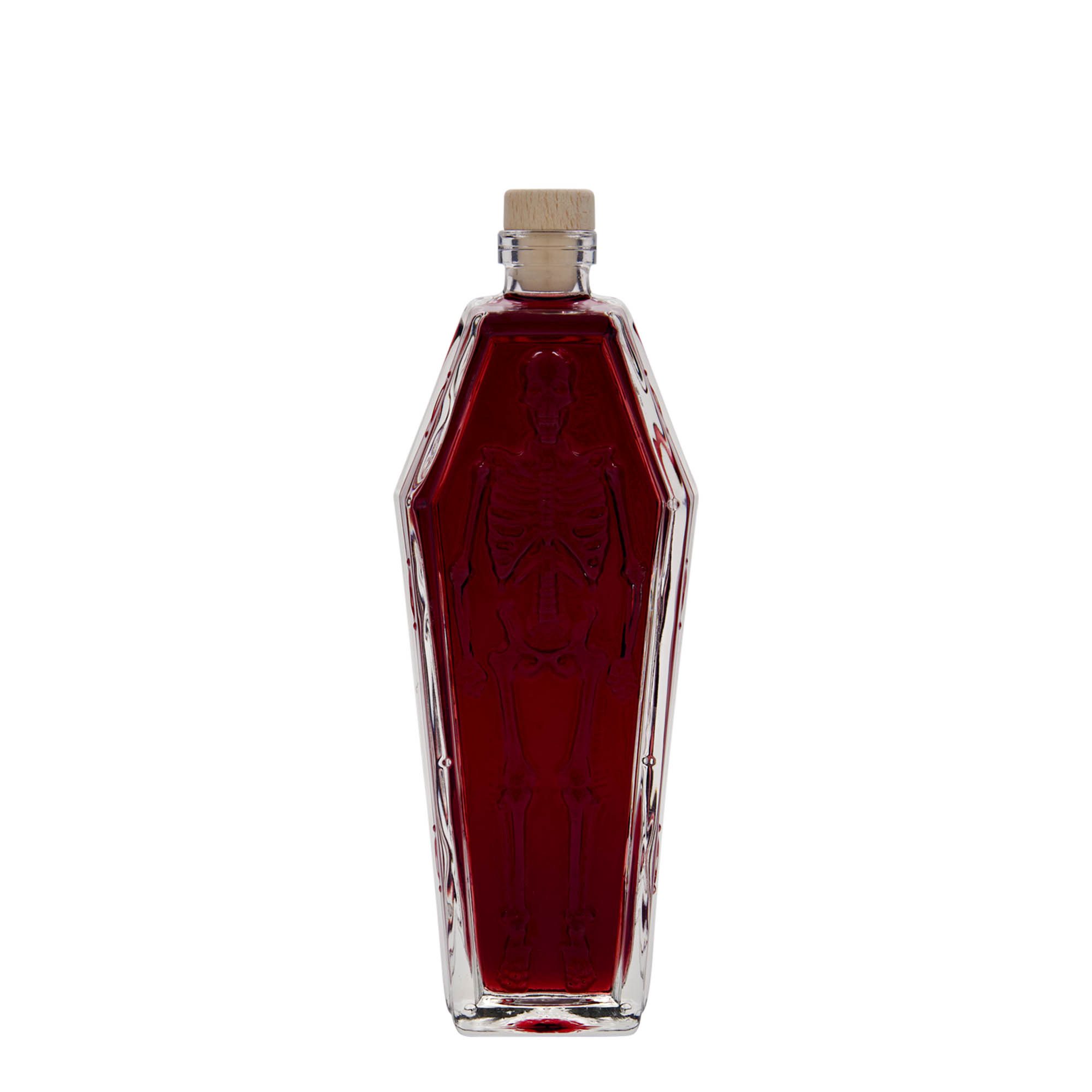200 ml glassflaske 'Kiste', åpning: kork