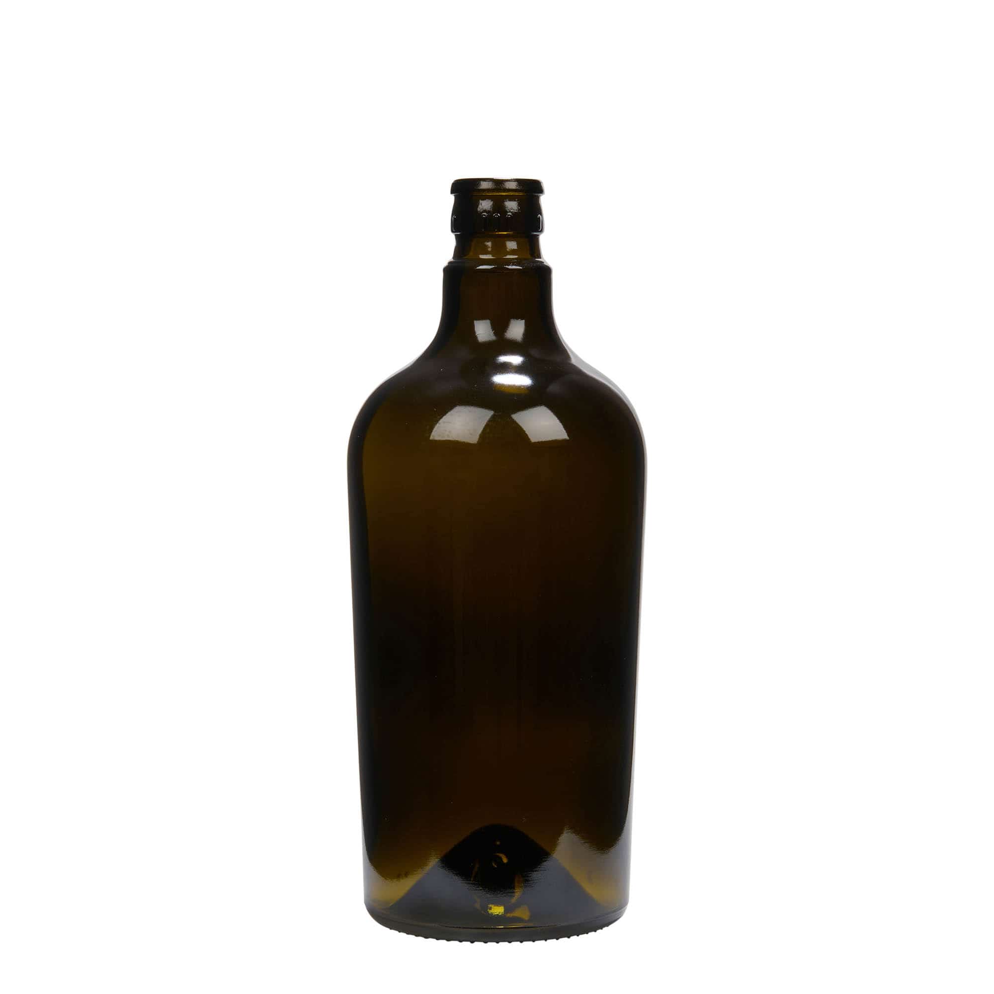 750 ml eddik-/oljeflaske "Oleum", glass, antikkgrønn, åpning: DOP 750 ml eddik-/oljeflaske "Oleum", glass, antikkgrønn, åpning: DOP