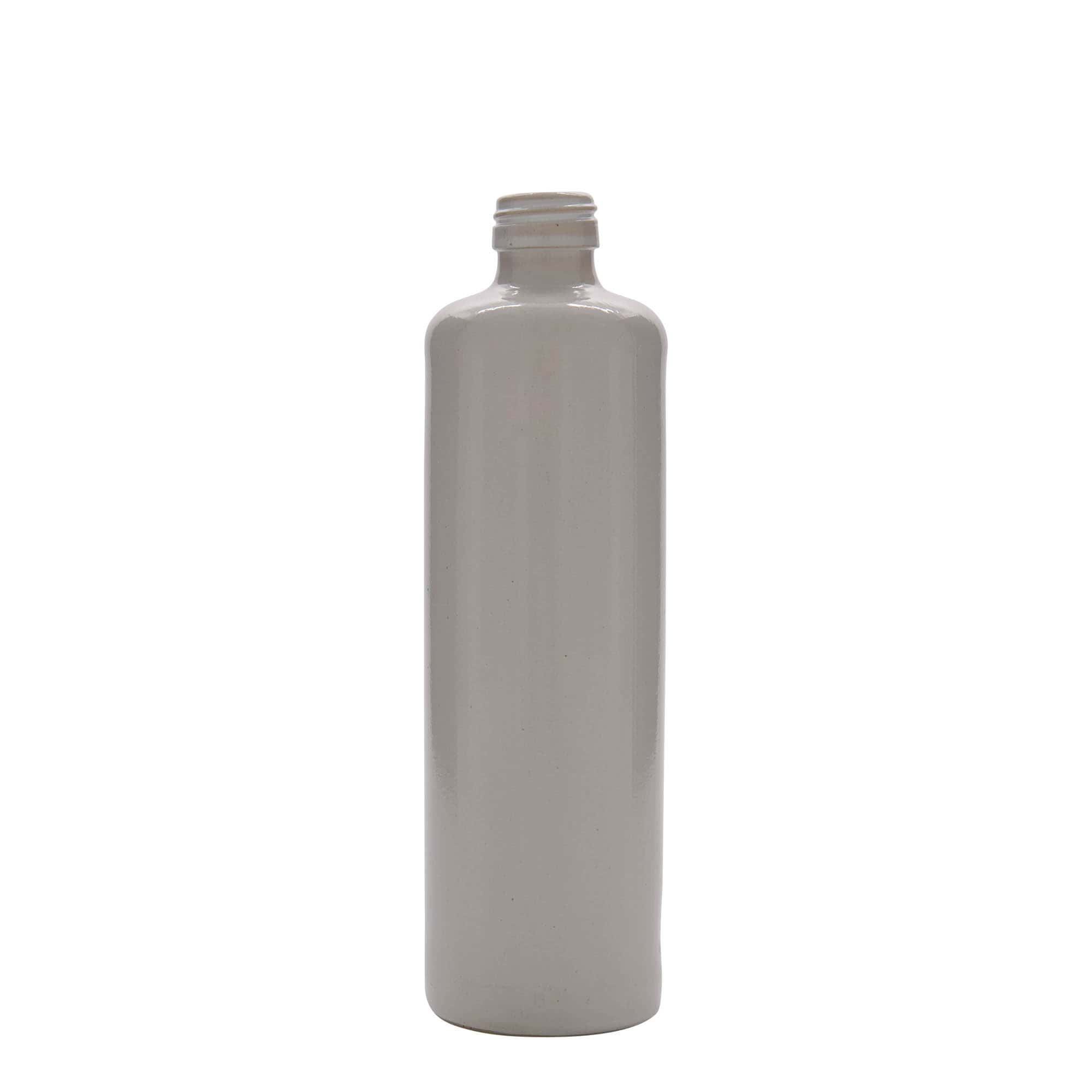 500 ml tonkrukke, steingods, hvit, åpning: PP 31,5