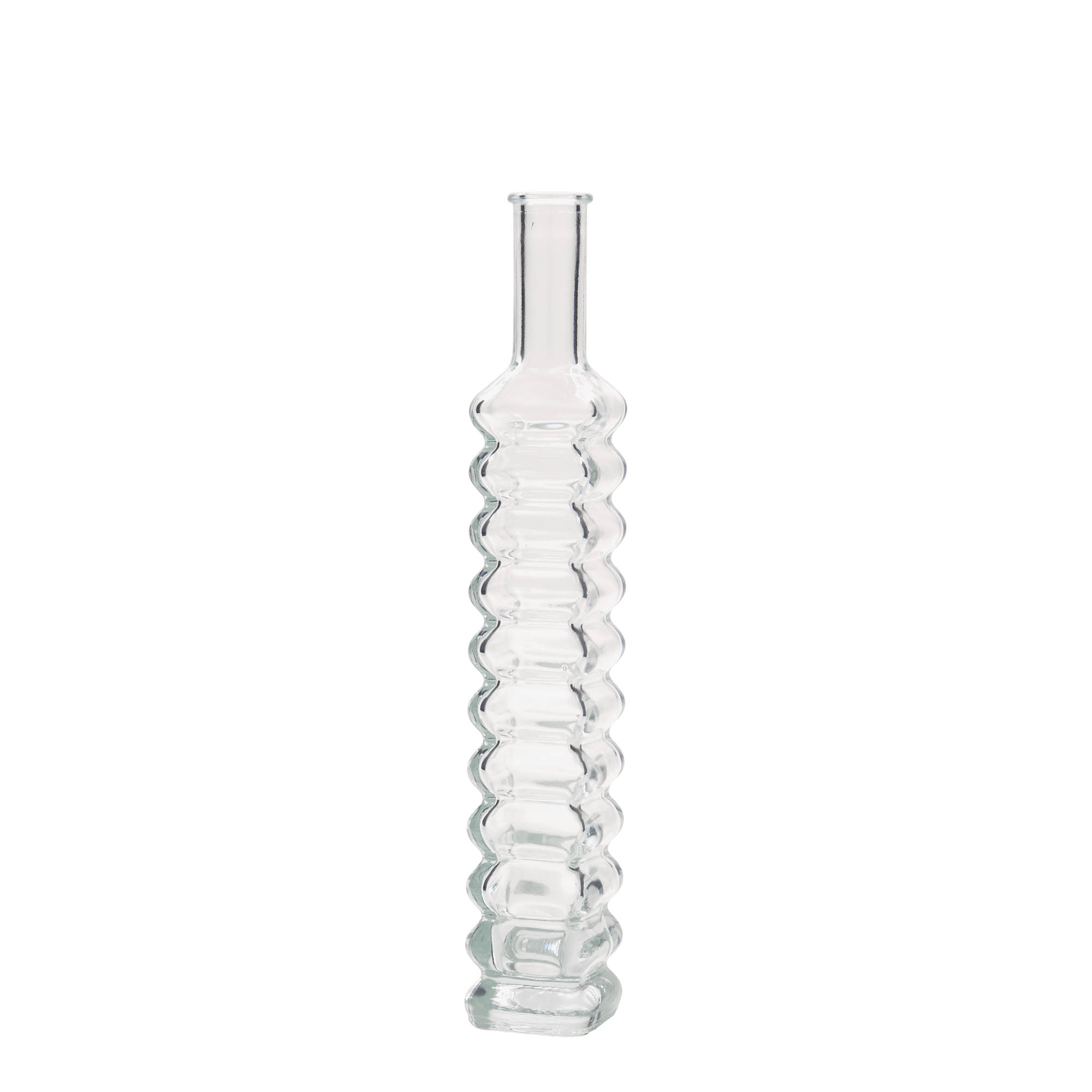 100 ml glassflaske 'Roma', firkantet, åpning: kork
