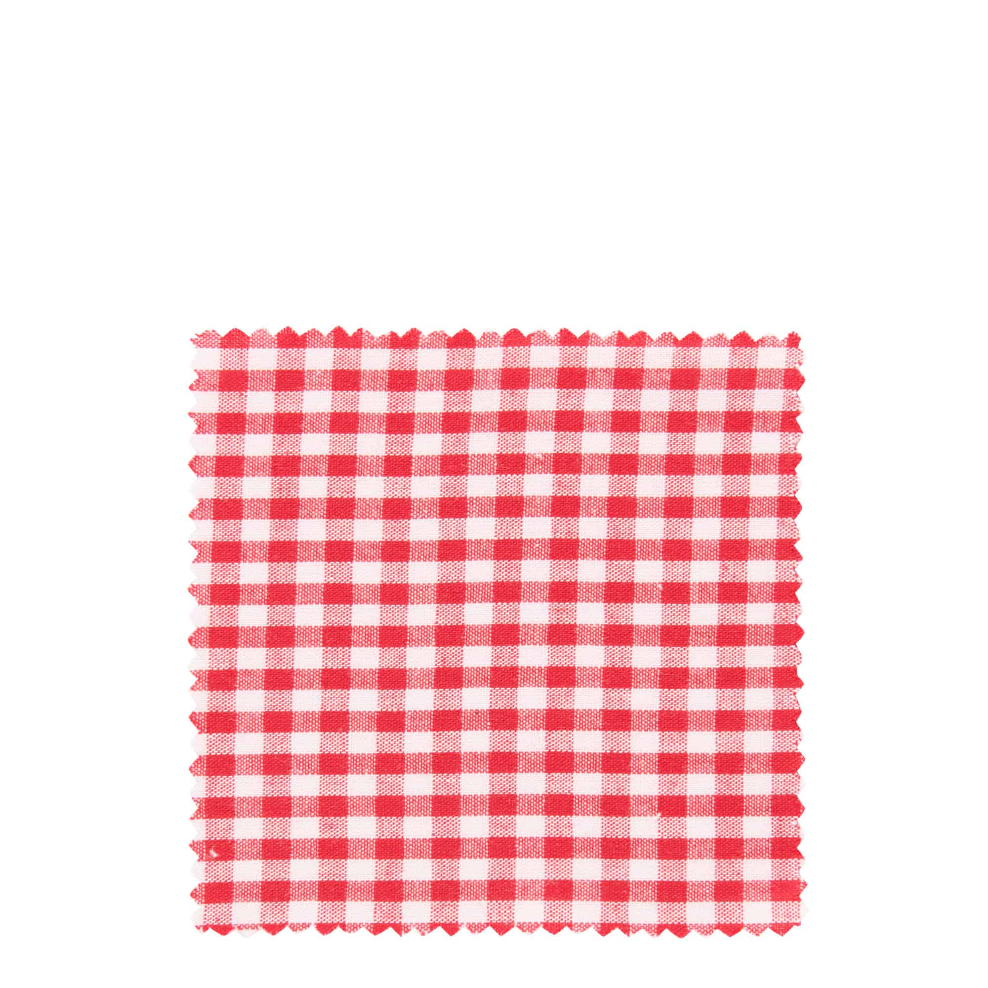 Rutete stoffserviett 12x12, kvadratisk, tekstil, rød, åpning: TO38-TO53