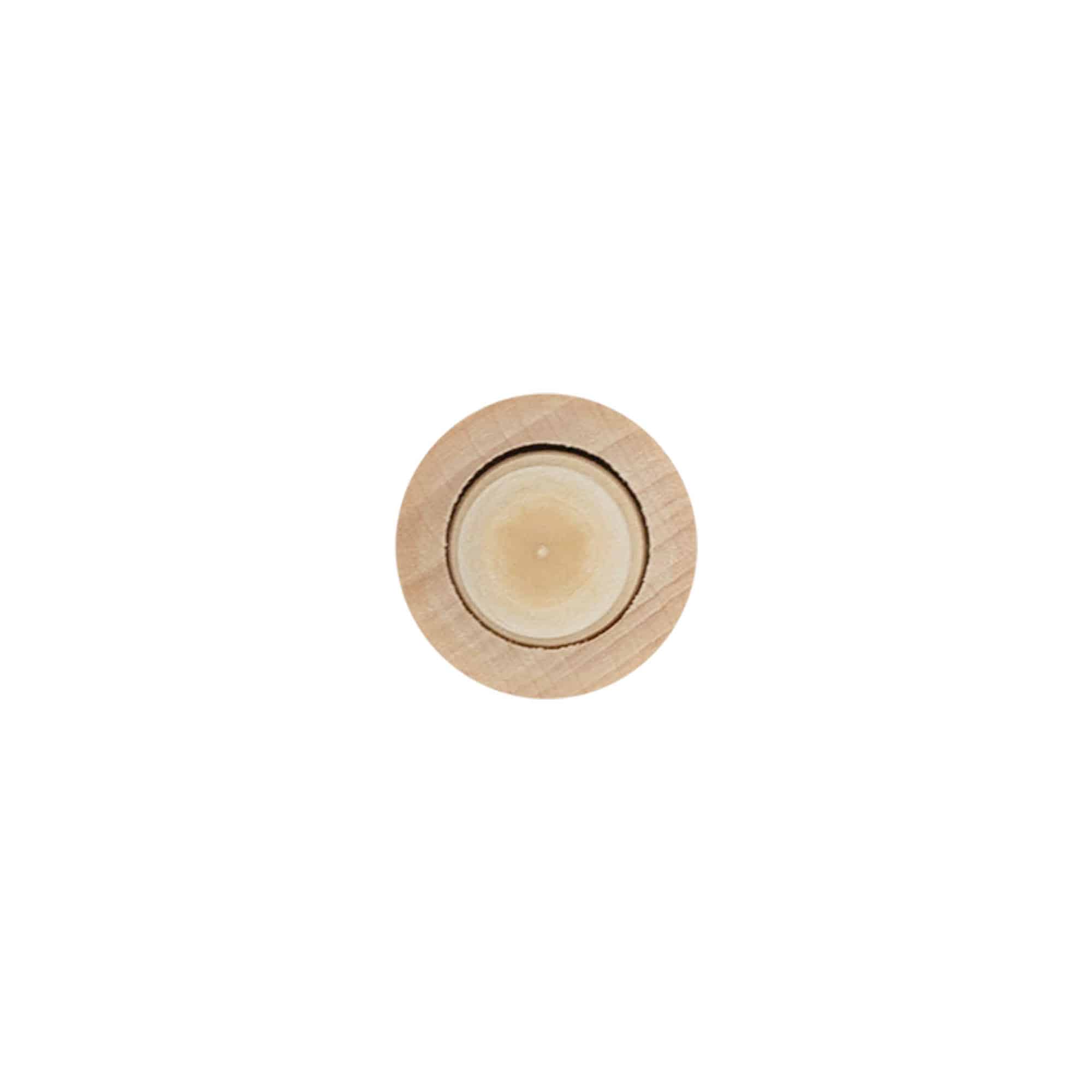 Håndtappingskork 16 mm, tre/plast, for munningsåpning: kork