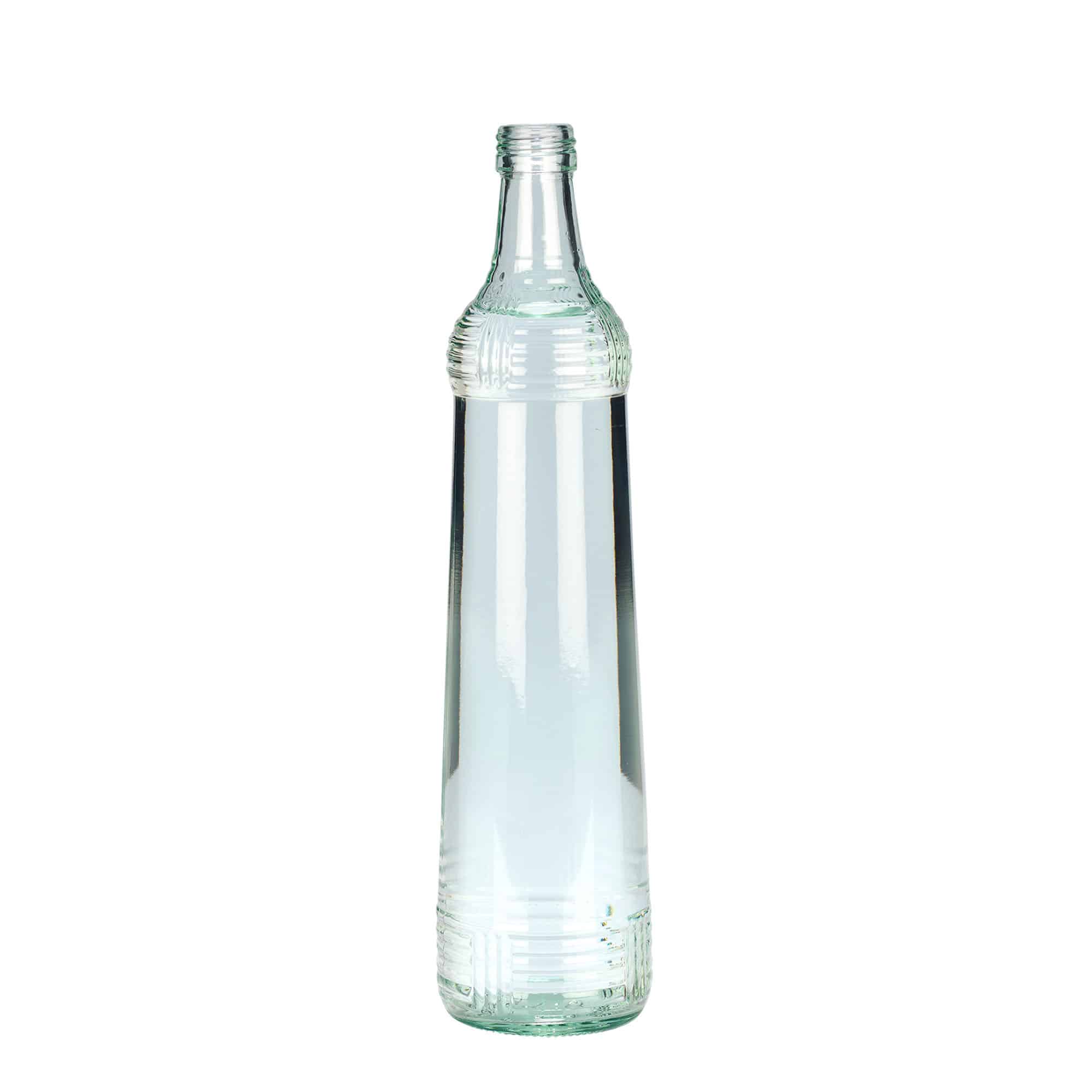 700 ml glassflaske vodka Zwiebelturm, åpning: PP 28