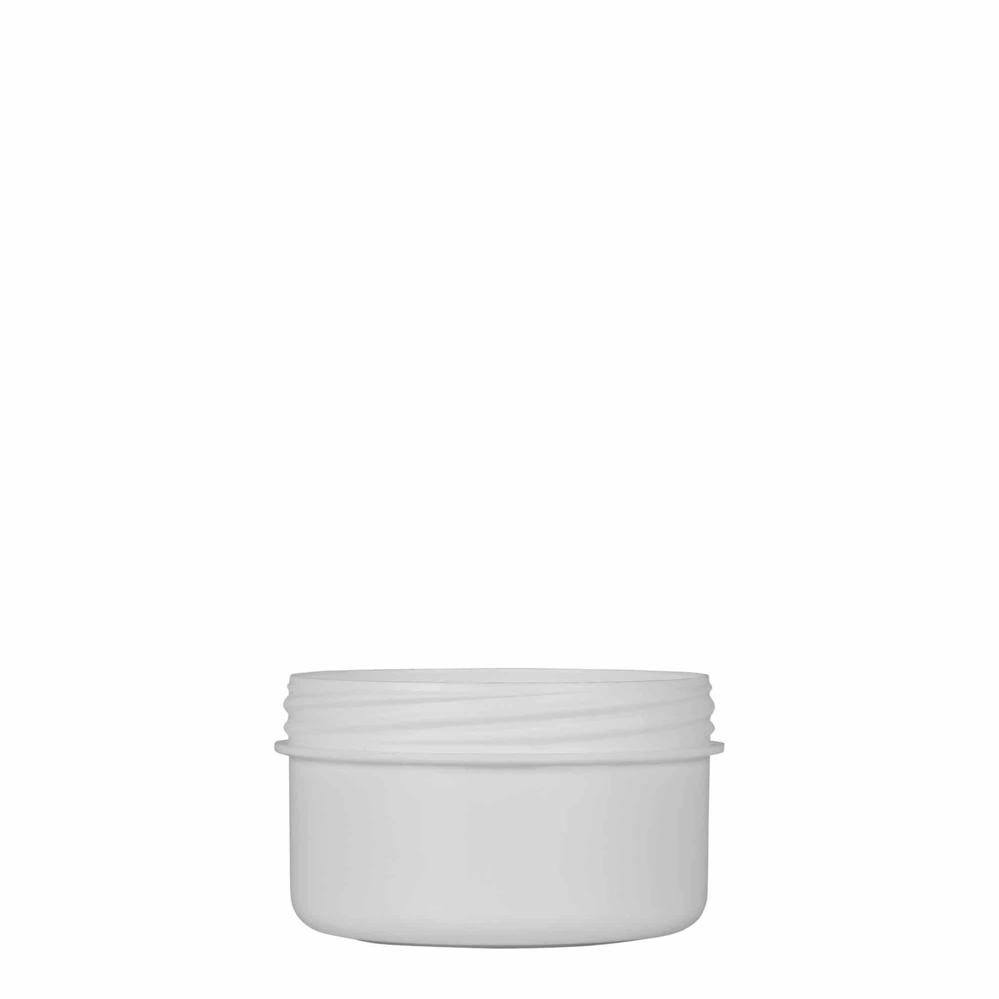 60 ml plastboks "White Line", PP, hvit, åpning: Skrulokk 60 ml plastboks "White Line", PP, hvit, åpning: Skrulokk