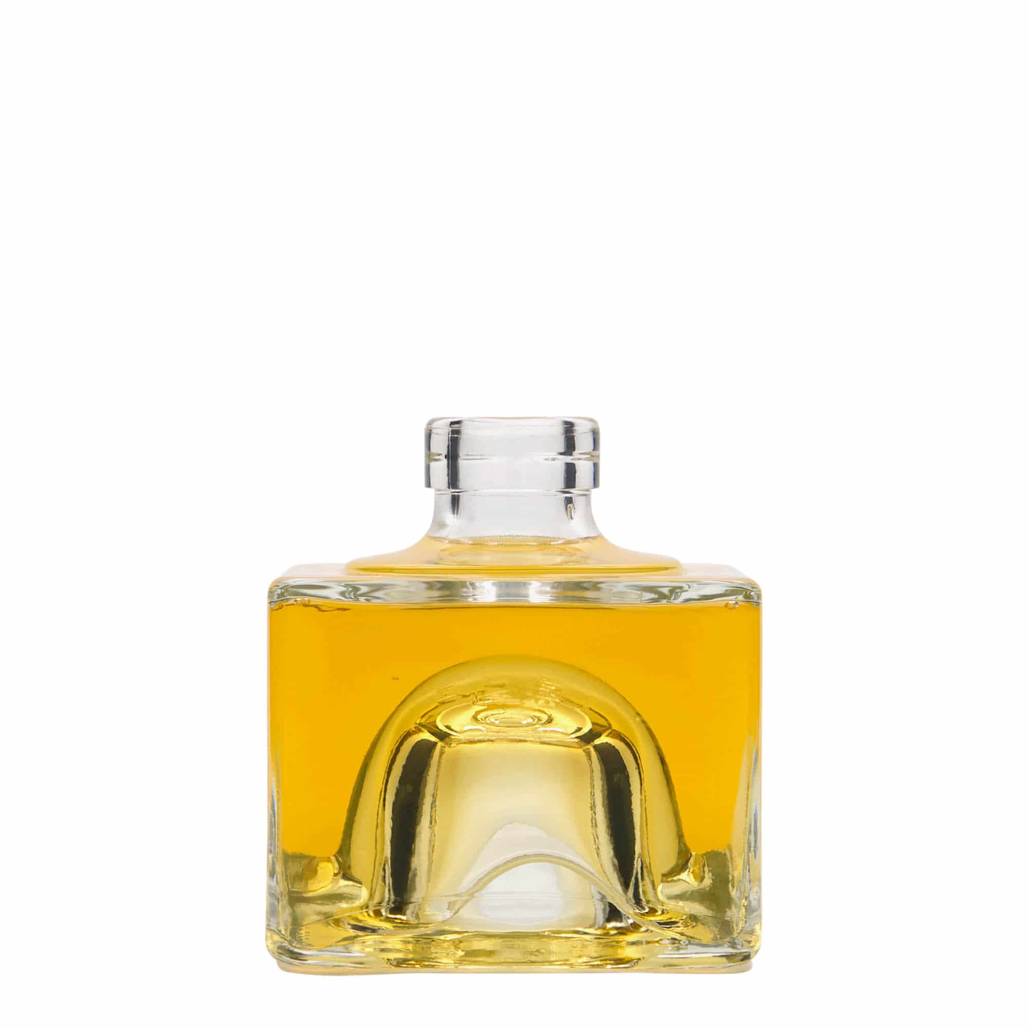 200 ml glassflaske "Cocolores", kvadratisk, åpning: Kork