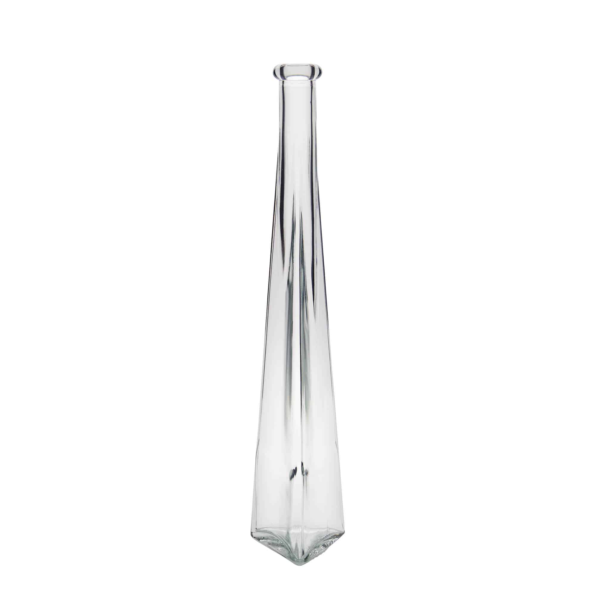 200 ml glassflaske "Dama Triangolore", trekantet, åpning: Kork 200 ml glassflaske "Dama Triangolore", trekantet, åpning: Kork