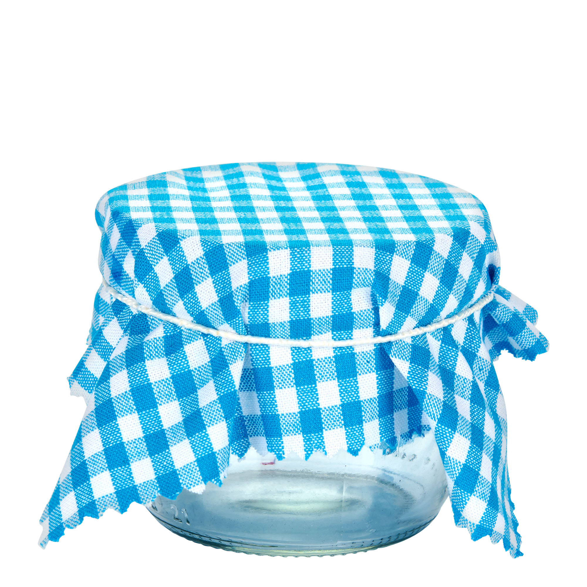 Rutete stoffserviett 15x15, kvadratisk, tekstil, blå, åpning: TO58-TO82