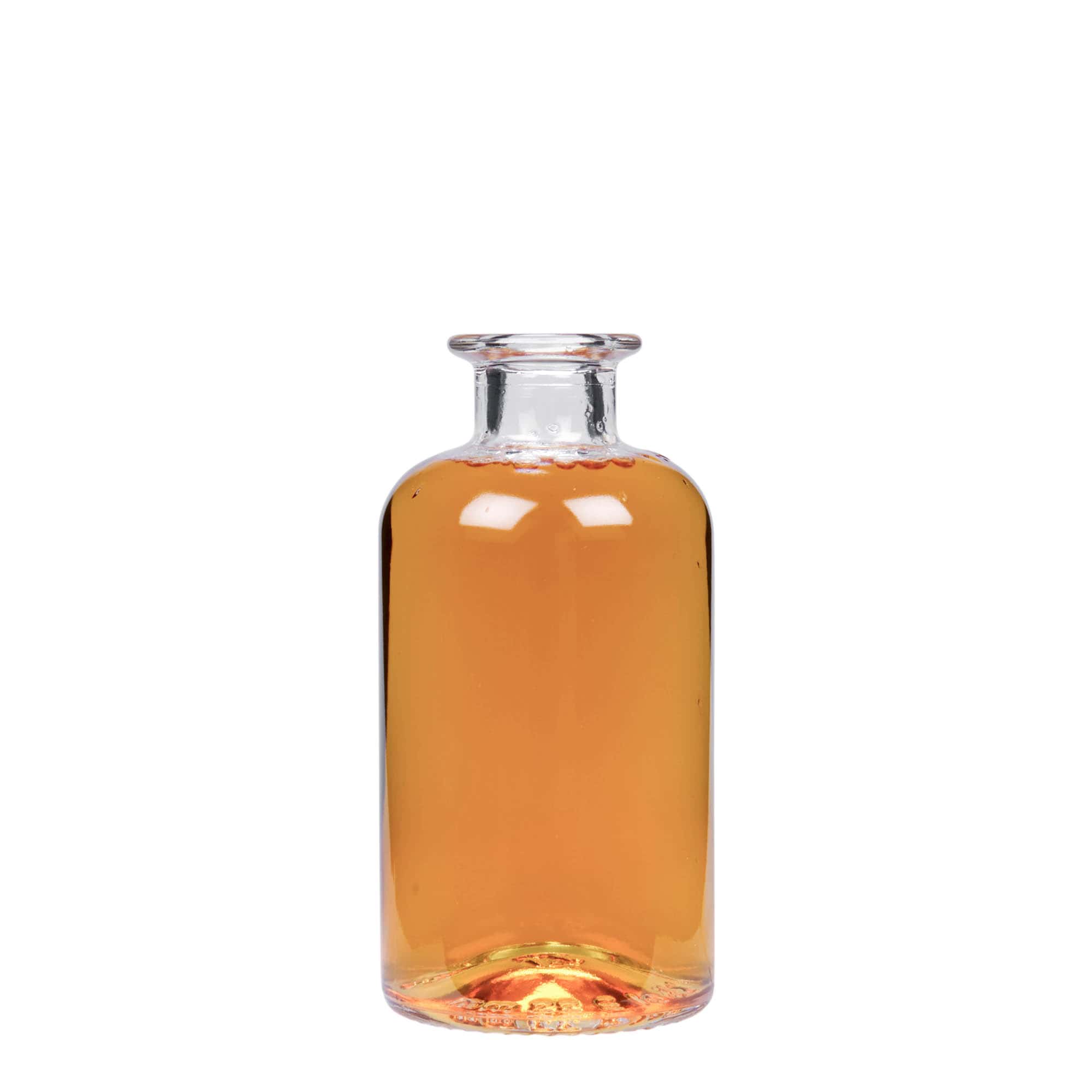 250 ml glassflaske apotek, åpning: kork