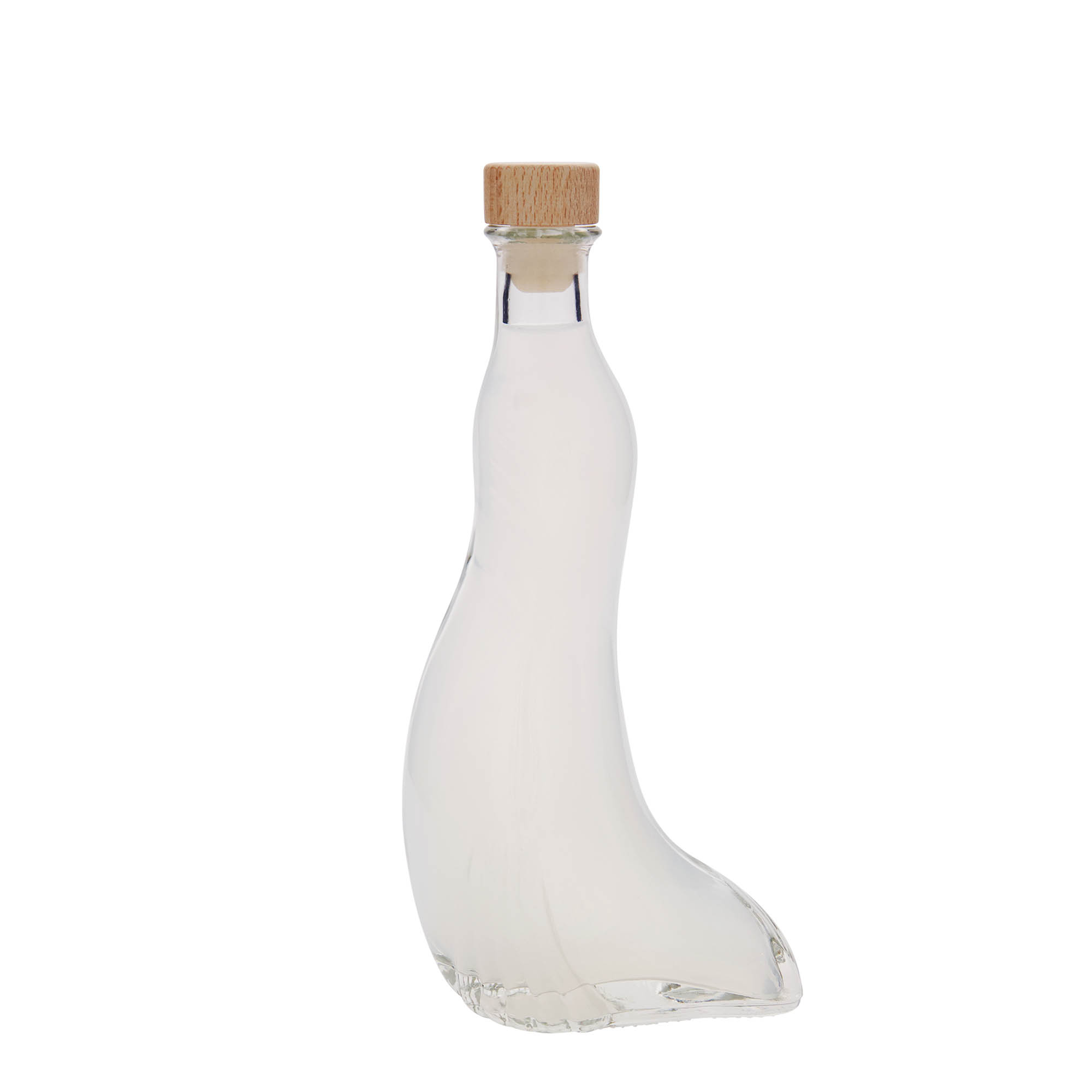 200 ml glassflaske 'Sjøløve', åpning: kork