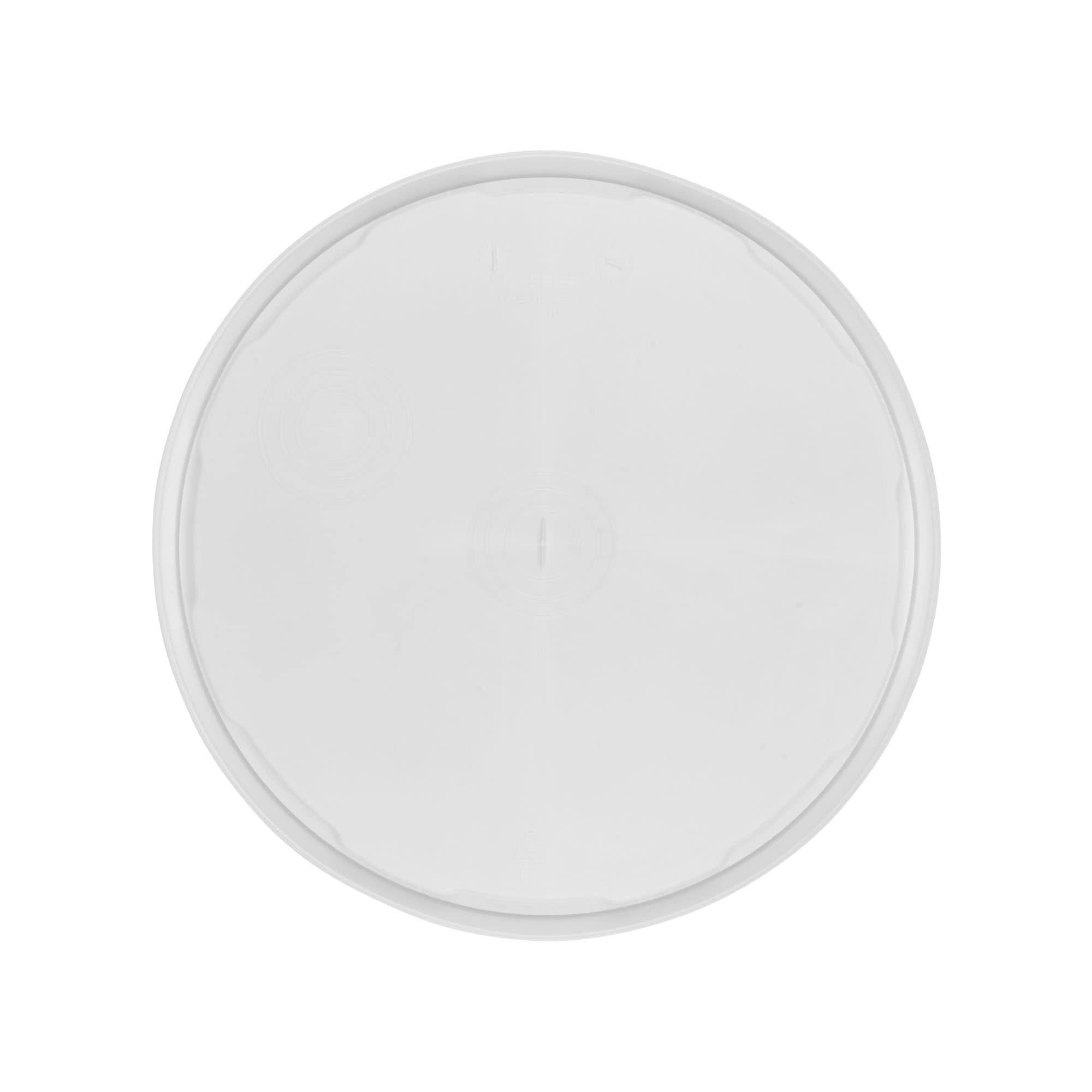 Lokks for 12,5 l bøtte, PP-plast, hvit
