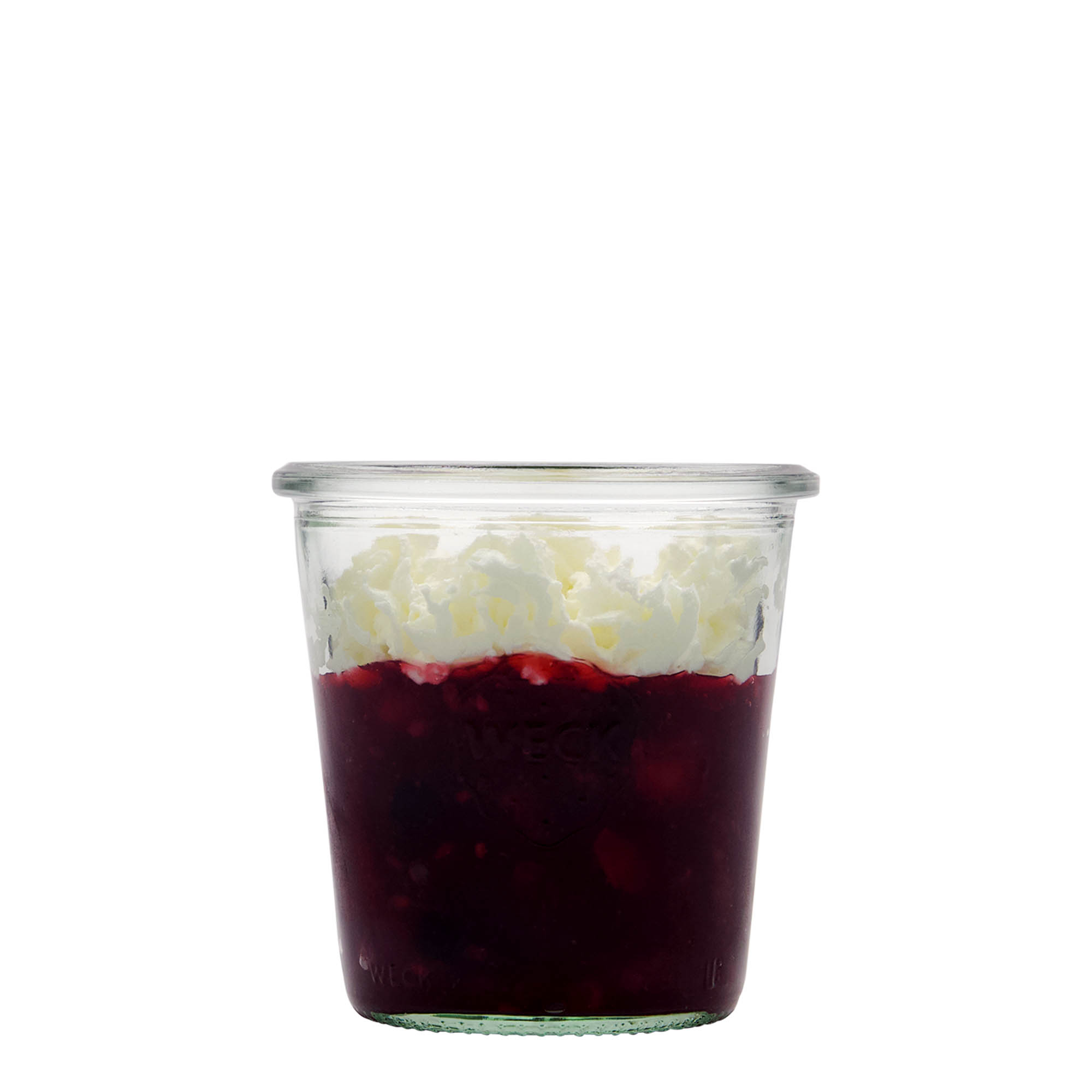 290 ml WECK-glasskrukke, åpning: rund kant