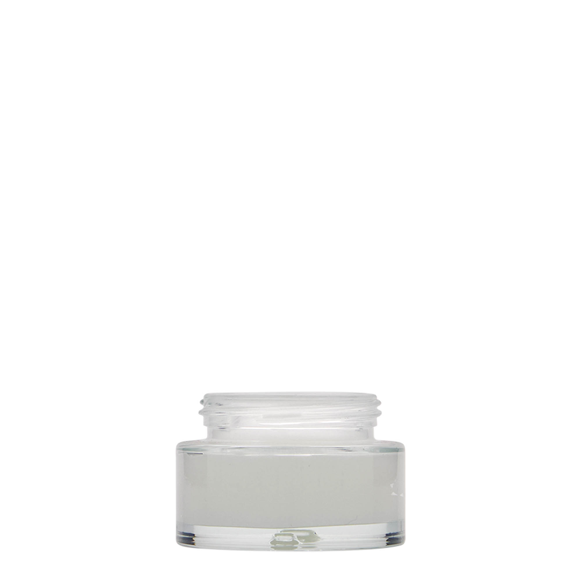 30 ml krukke 'Clear Edition', glass, åpning: skrukork